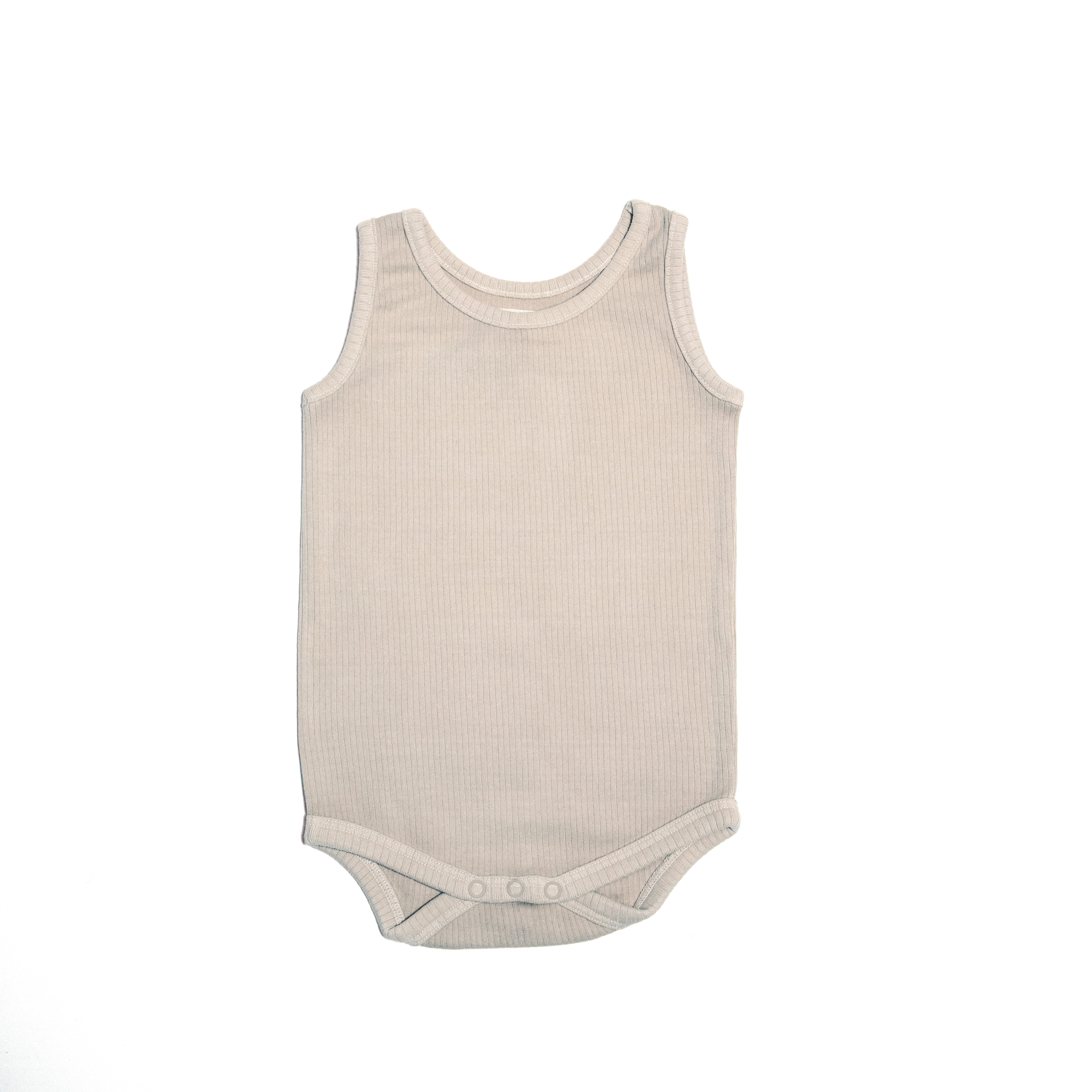 The Ribbed Sleeveless Onesie Baby
