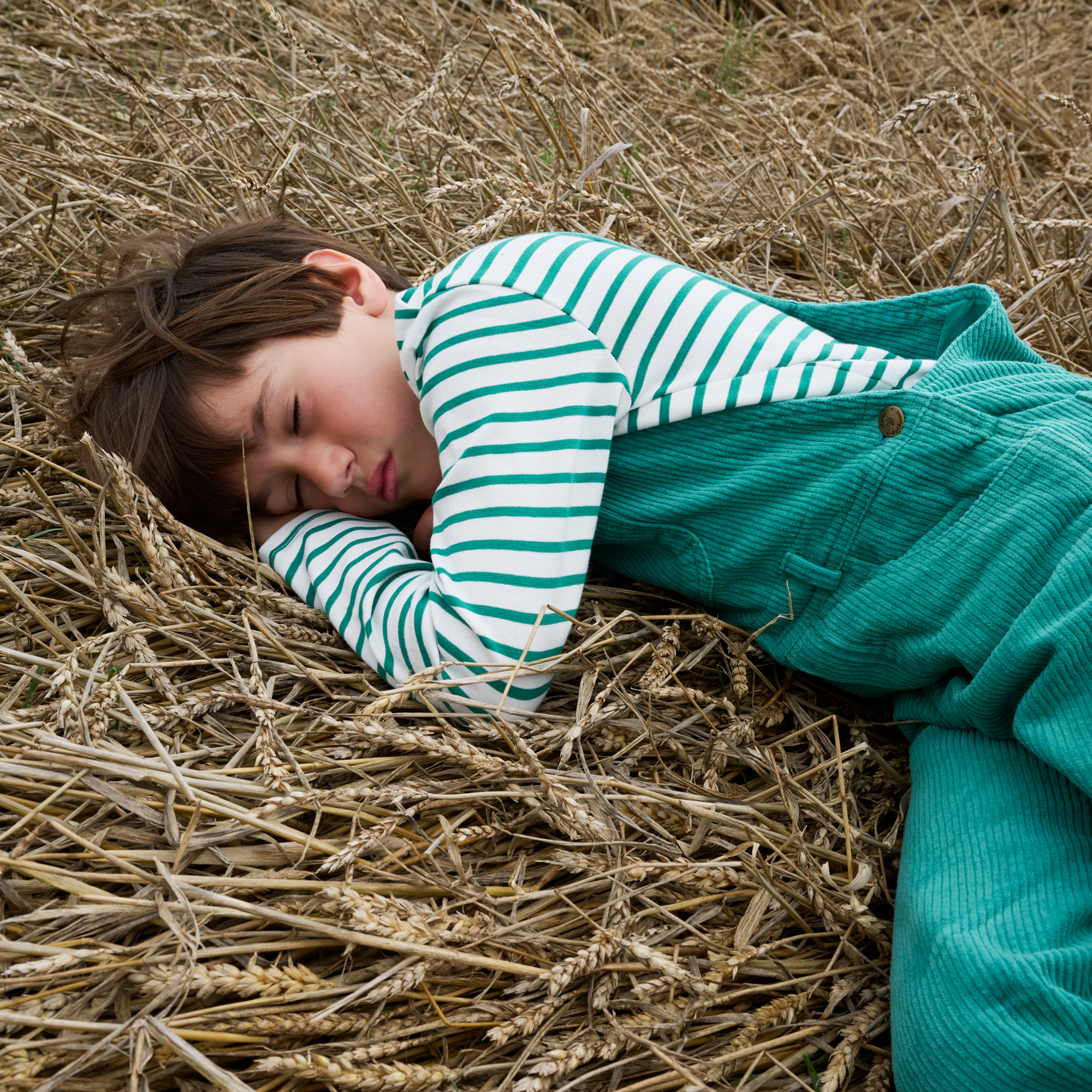 Emerald Chunky Cord Dungarees