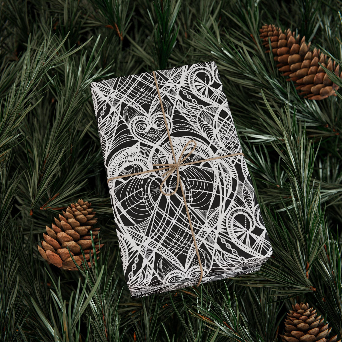 Heart Deco Wrapping Paper