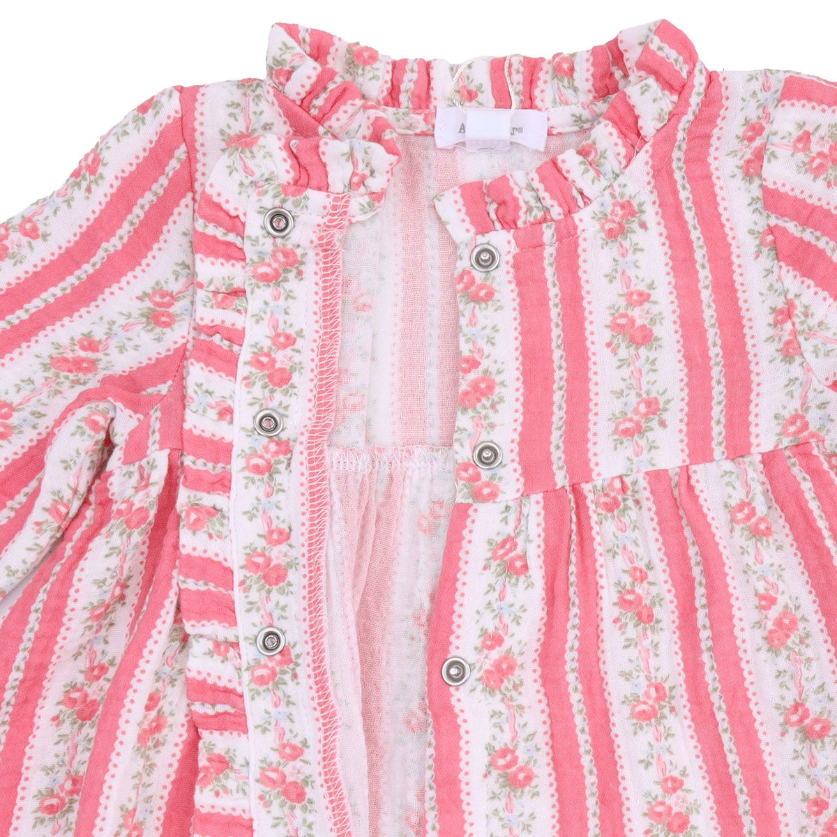 Suzie Floral Stripe - Romy Dress And Bloomer