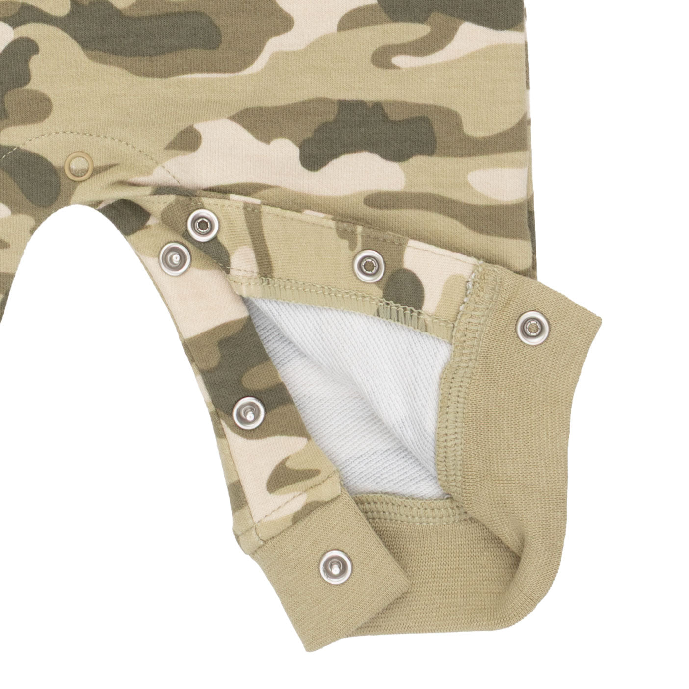 Camo French Terry - Zip Neck Romper