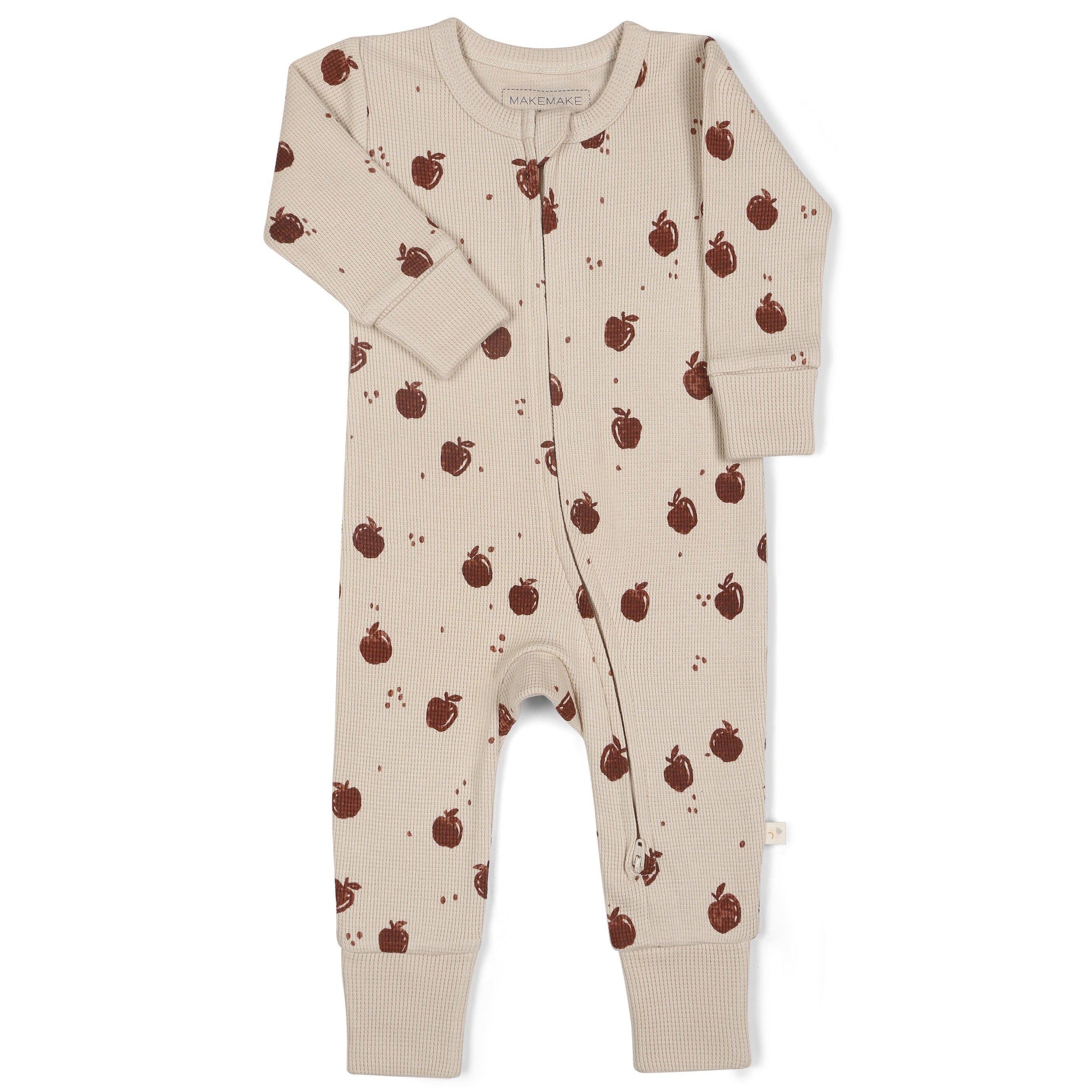 Organic 2-way Zip Romper - Orchard