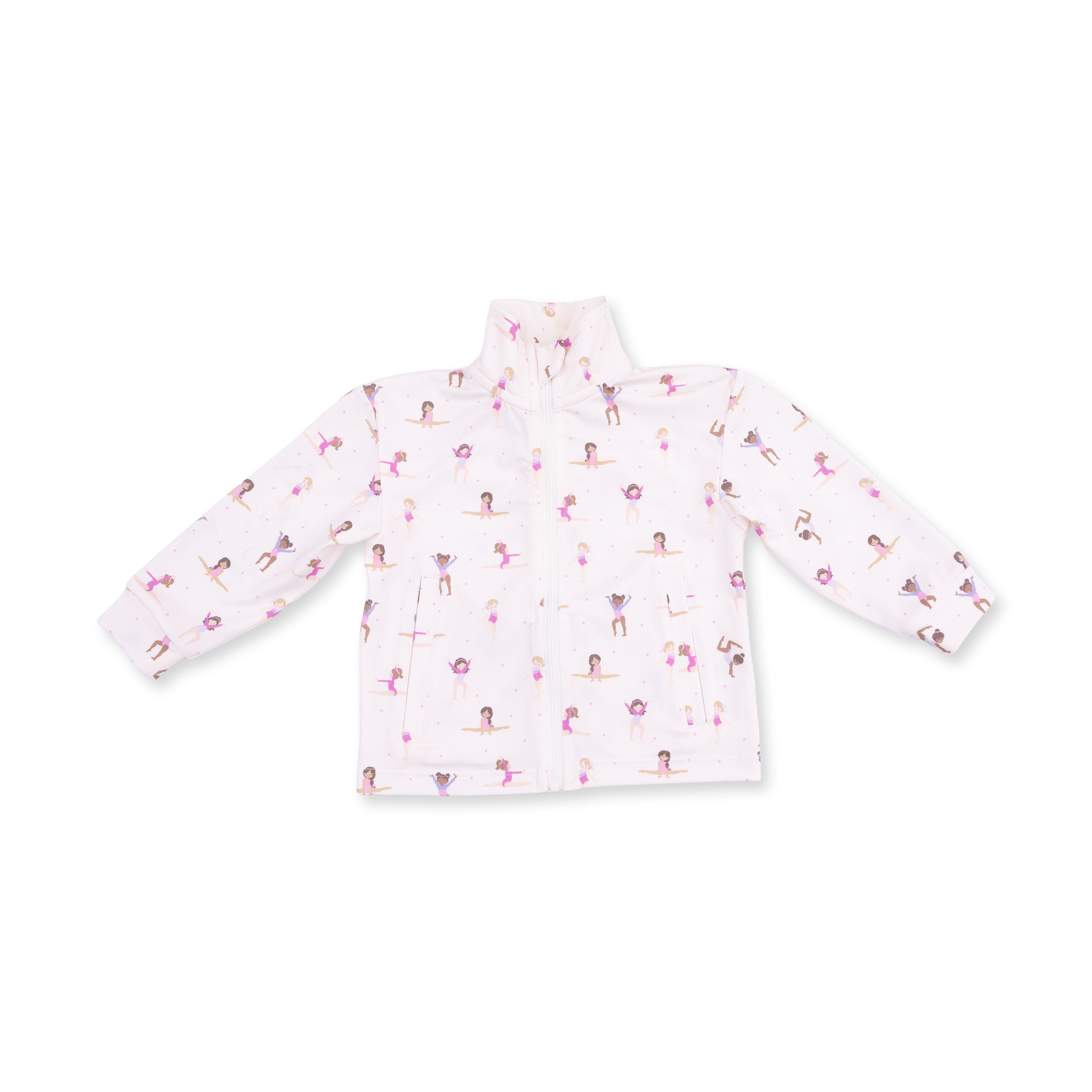 Tiny Tumblers Activewear - Mock Neck Active Jacket