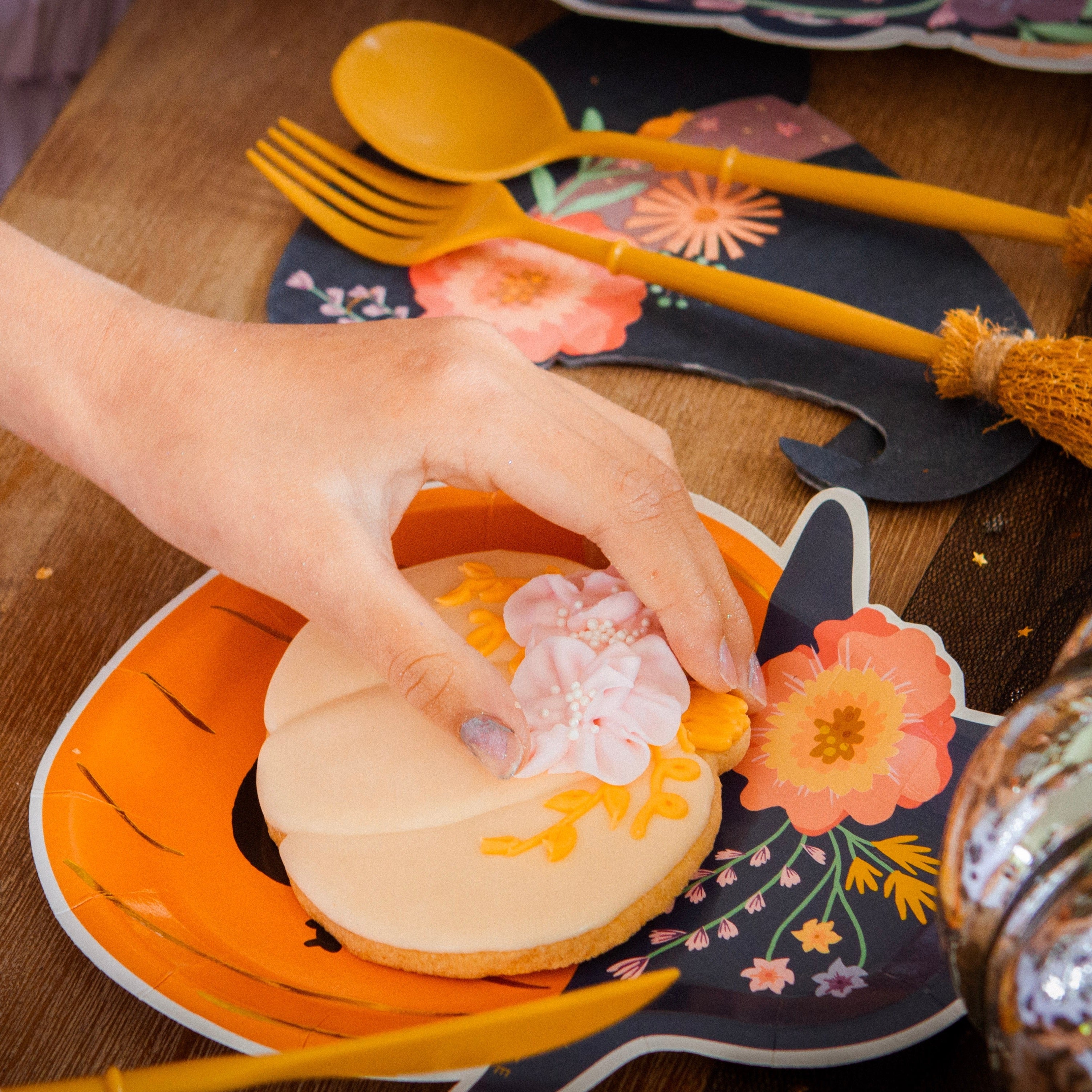 Pumpkin Dessert Paper Plate