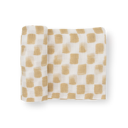 Cotton Muslin Swaddle Blanket - Adobe Checker