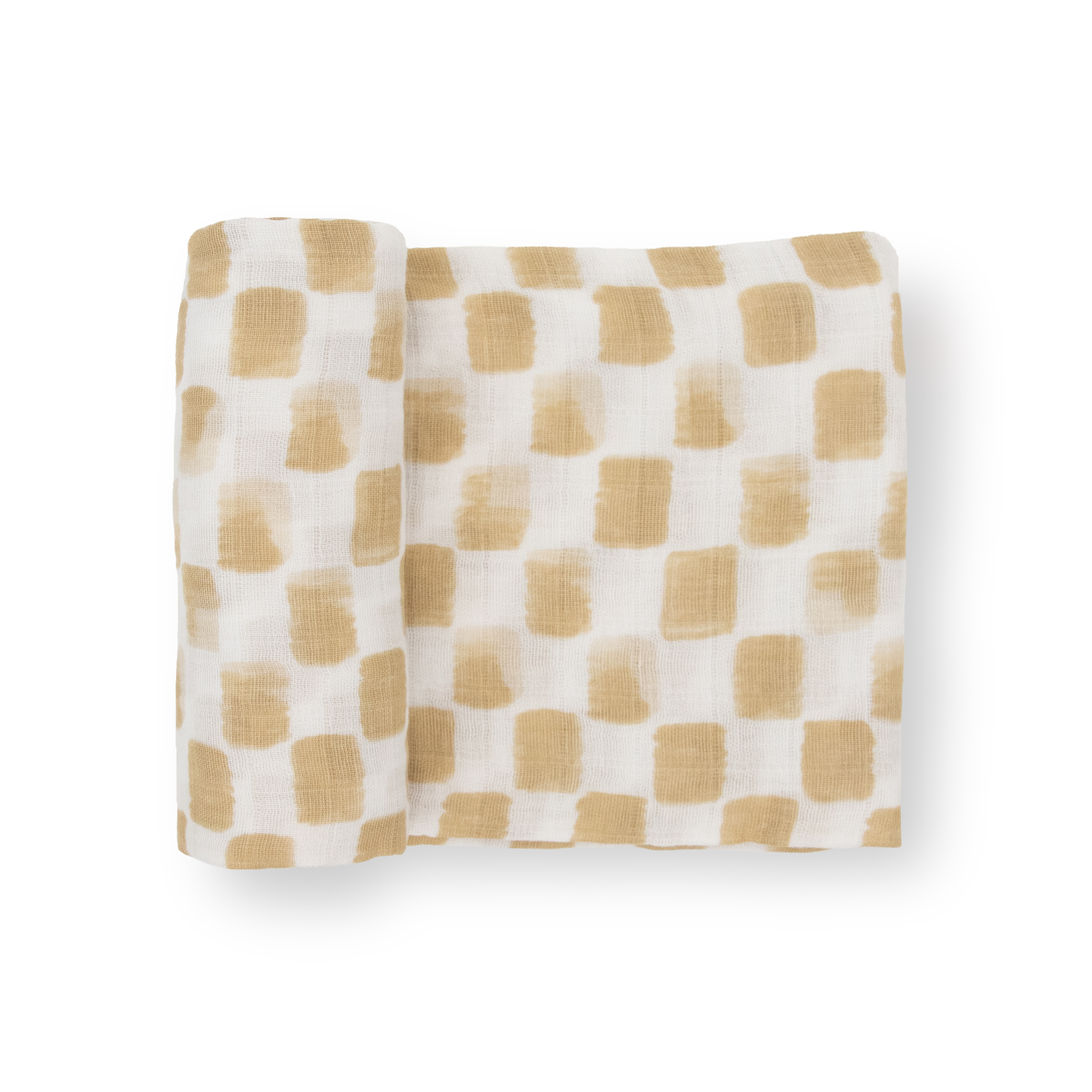 Cotton Muslin Swaddle Blanket - Adobe Checker