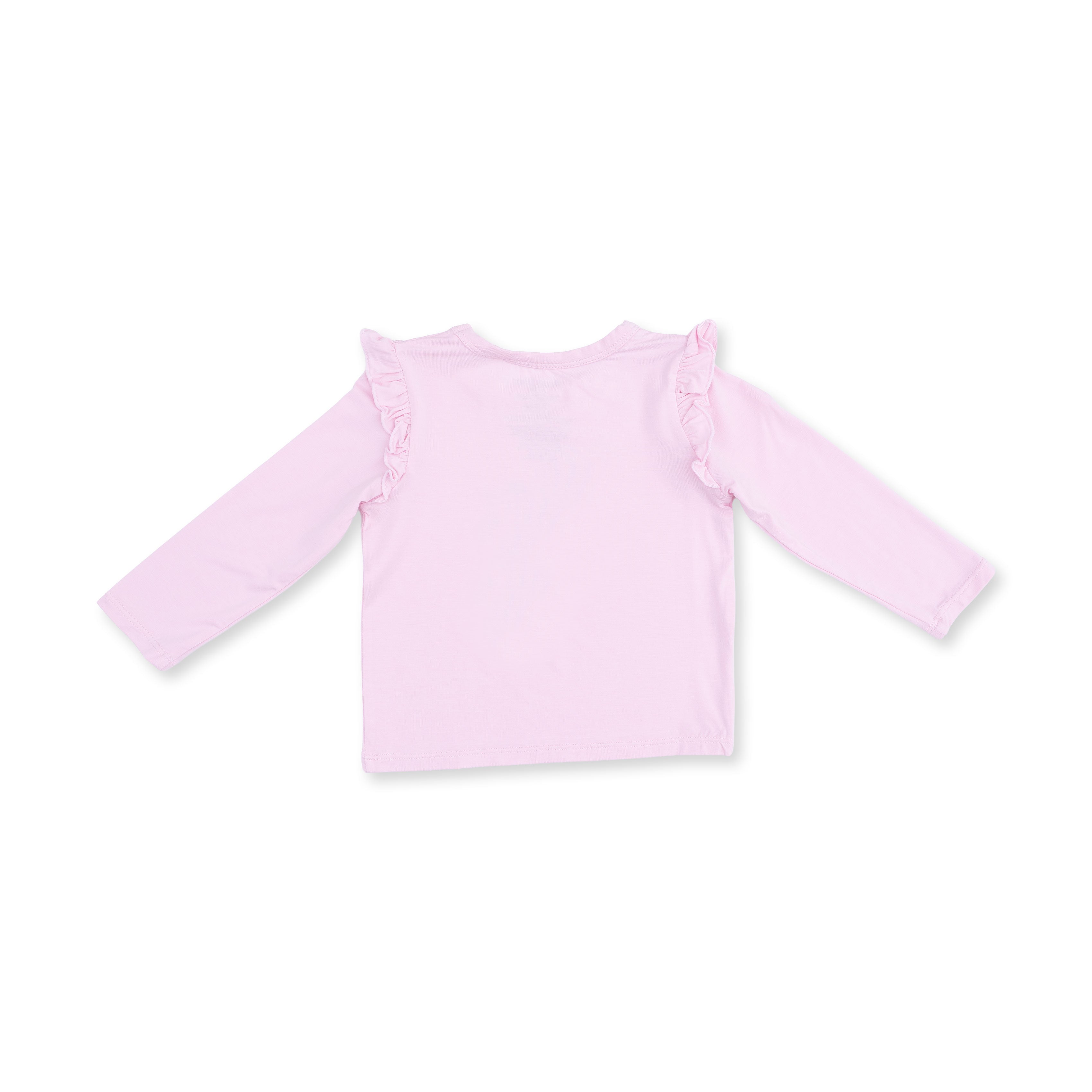 Gingerbread - Long Sleeve Ruffle Tee