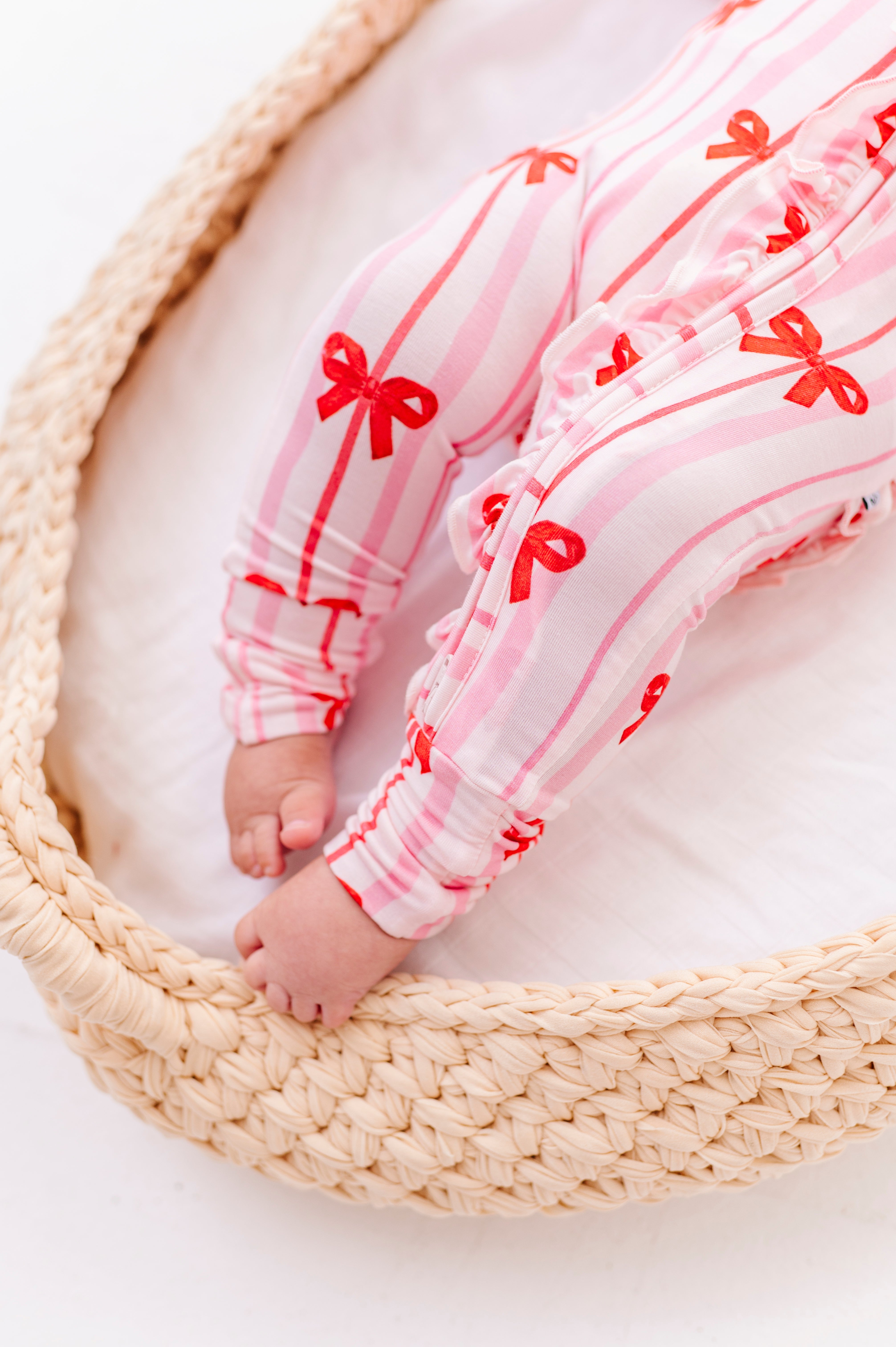 Ruby Ribbons Ruffle Convertible Romper