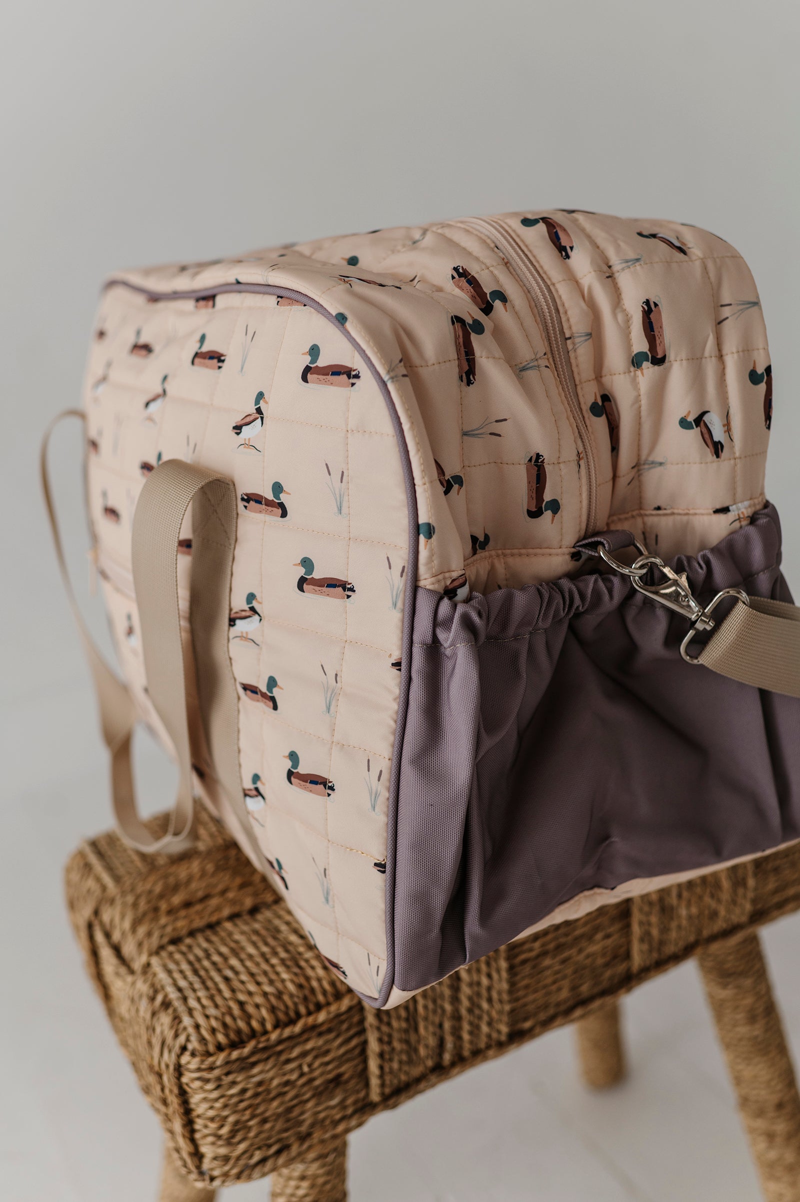 Overnight Bag In Mallard Ducks