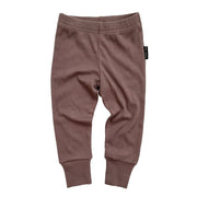 Bamboo Ribbed Leggings - Mocha