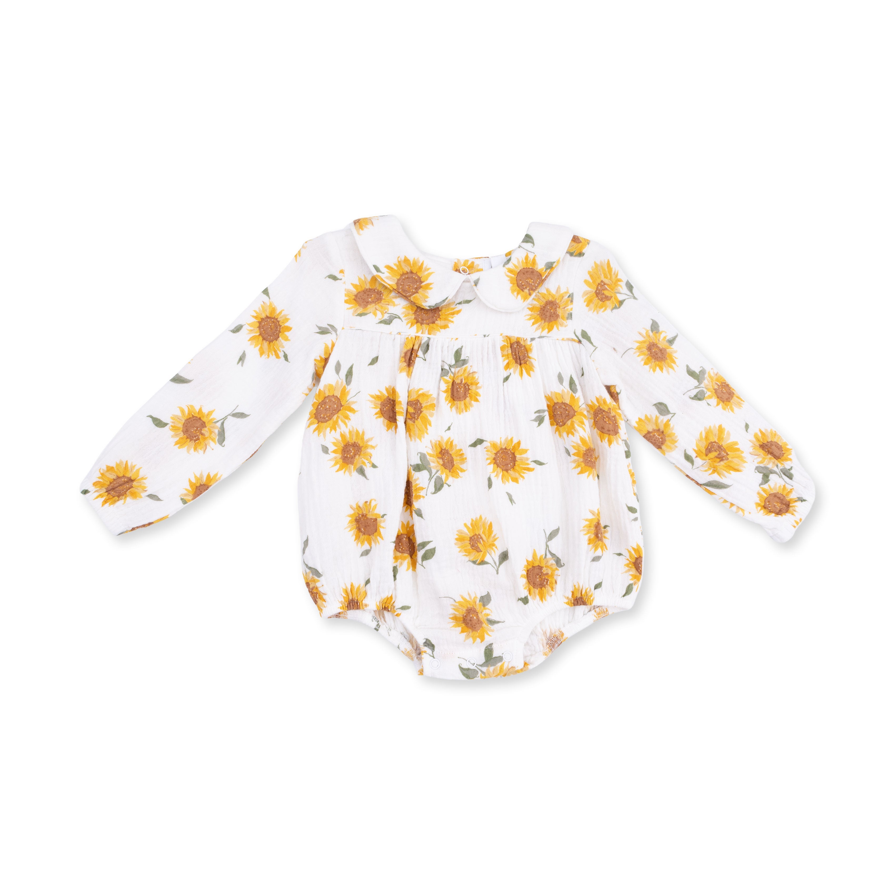 Baby Sunflower - Classic Bubble With Peter Pan Collar