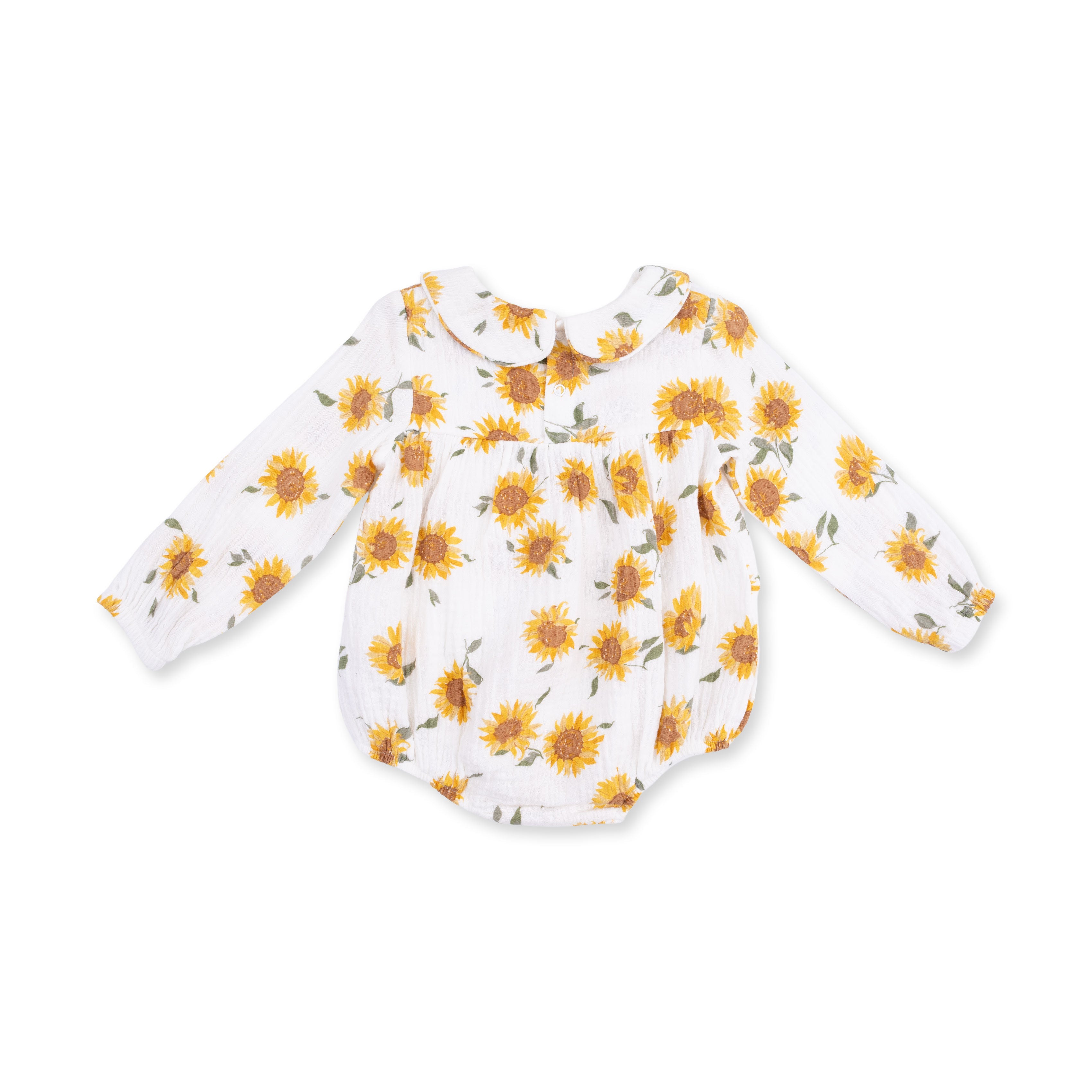 Baby Sunflower - Classic Bubble With Peter Pan Collar