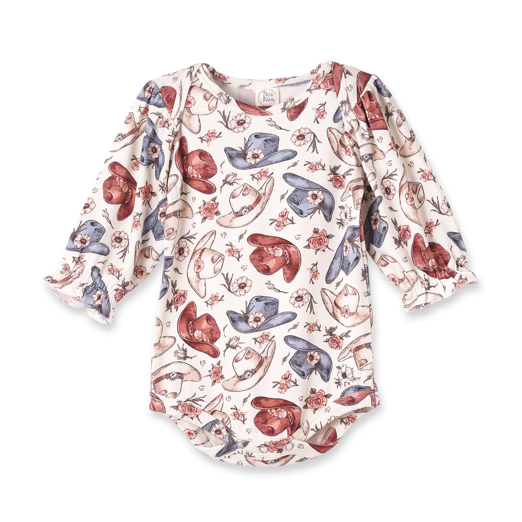 Wildflower Rodeo Cowgirl Bodysuit - Bamboo Baby One-piece