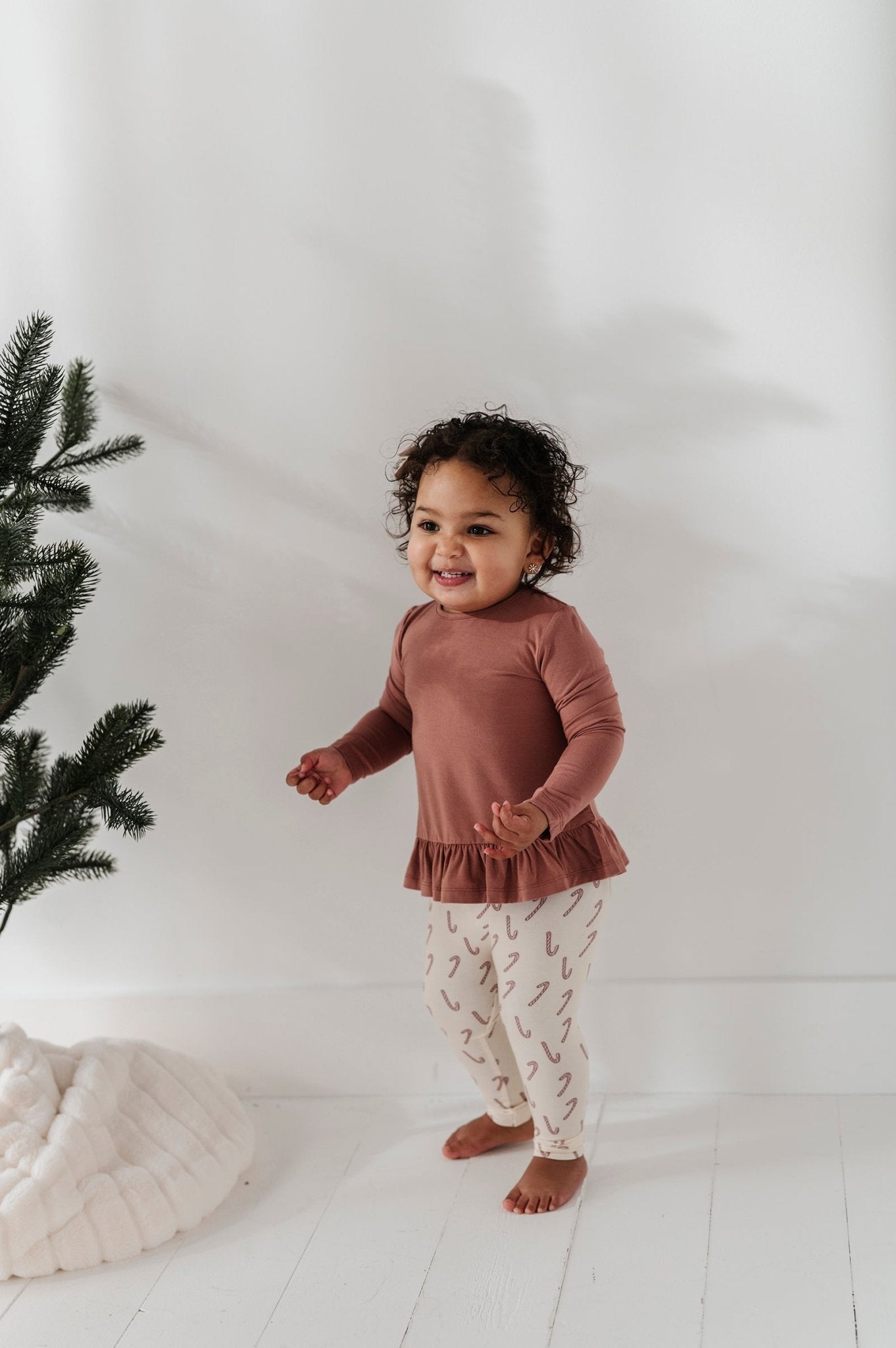 Long Sleeve Peplum Set