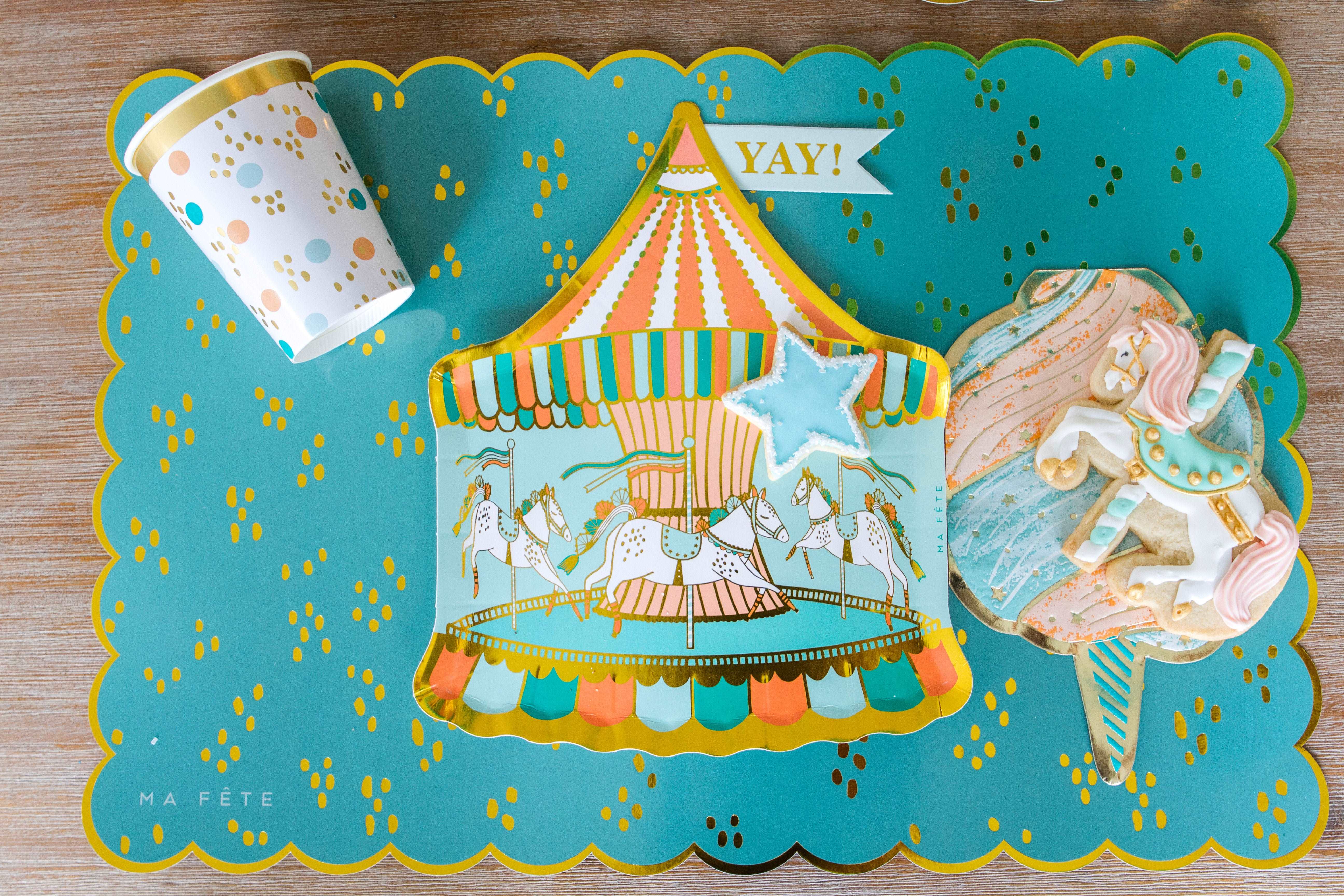 Fun Fair Carousel Plates (8)