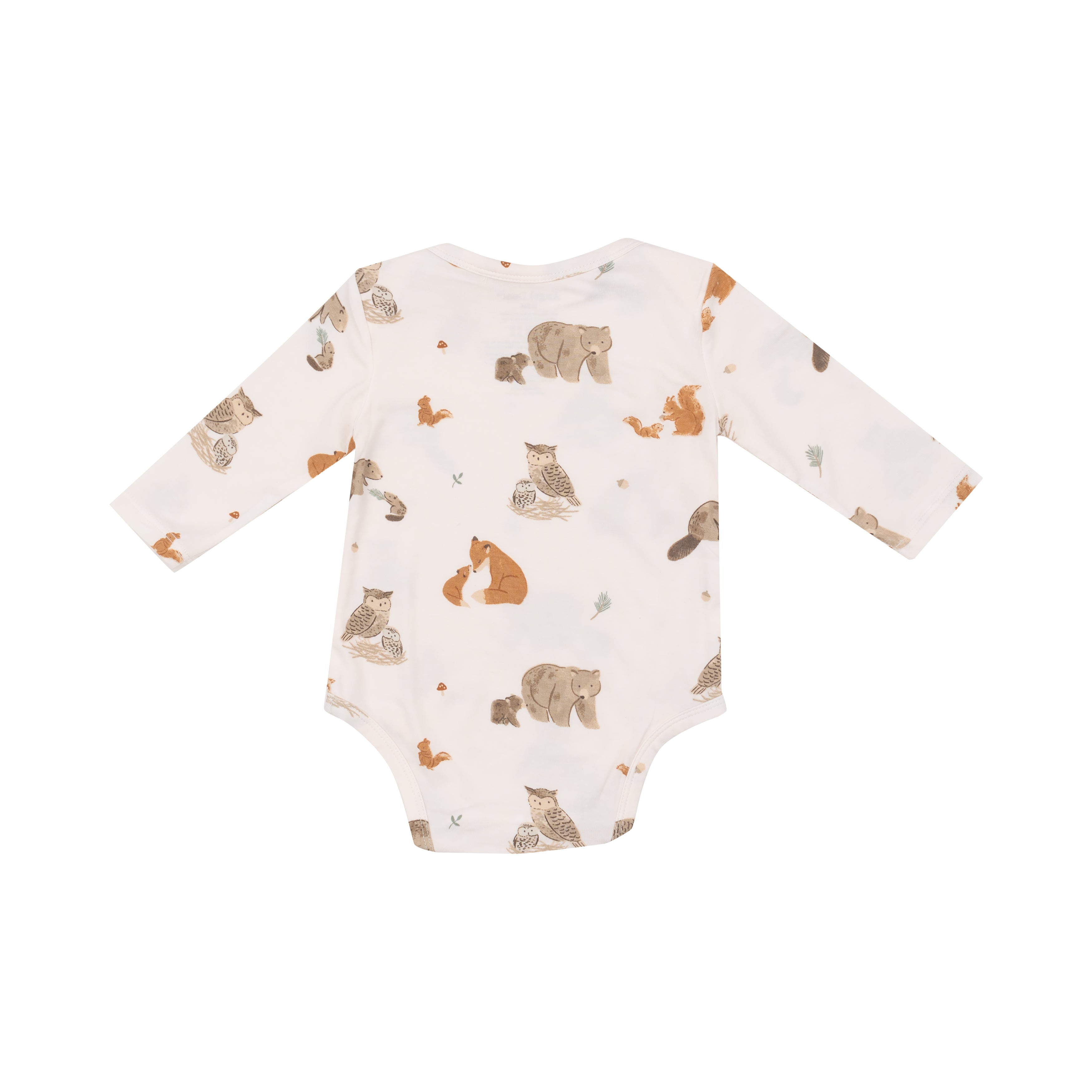 Bodysuit - Mixed Woodland Animals Pink