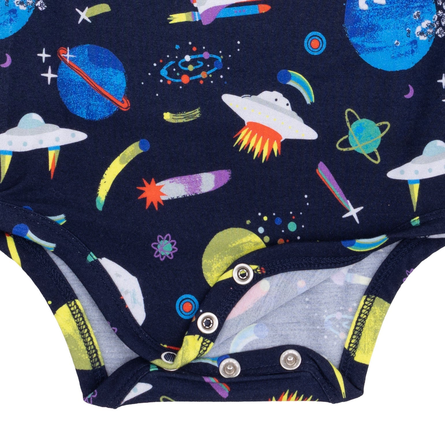Astronaut And Rockets - Long Sleeve Bodysuit