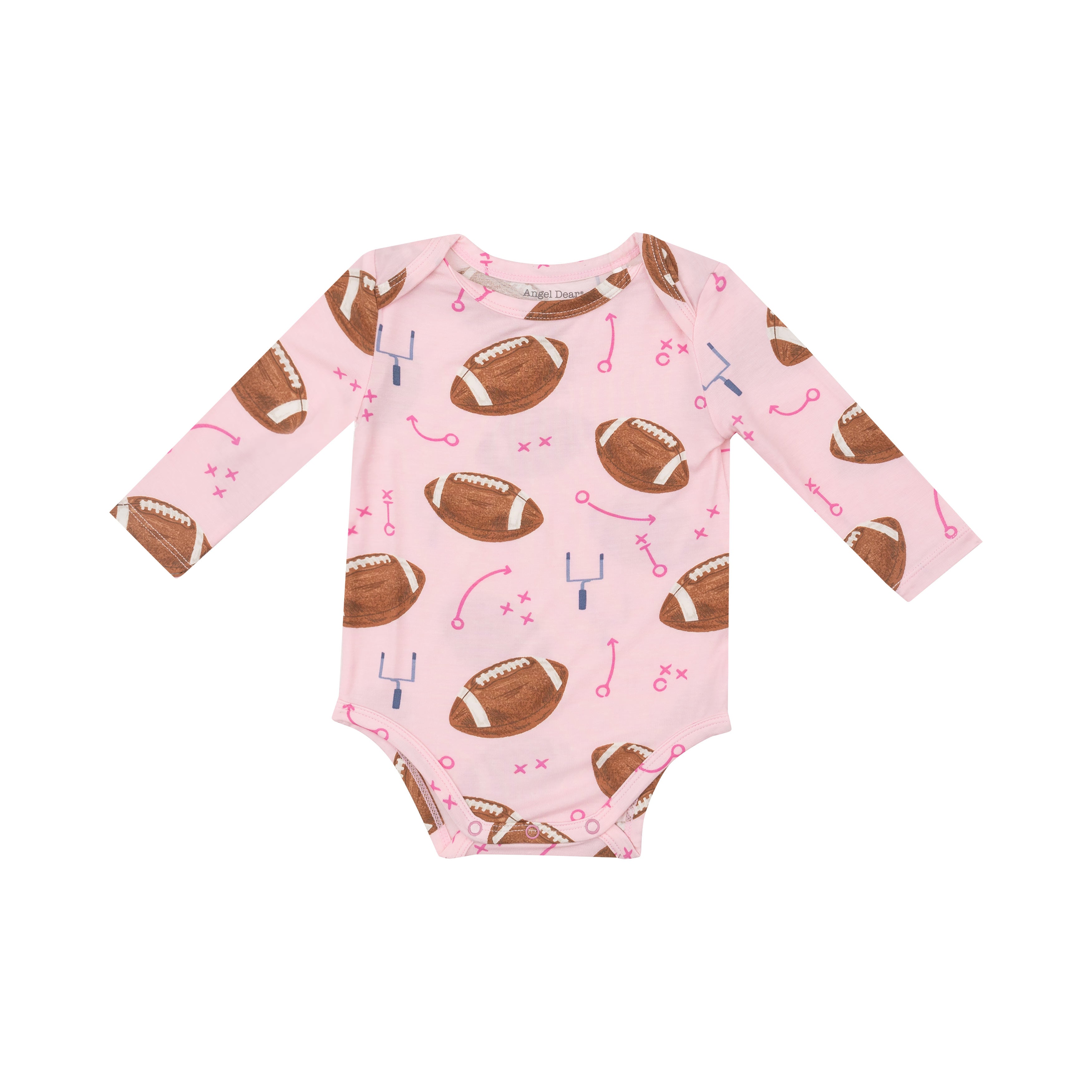 Bodysuit - Footballs Pink