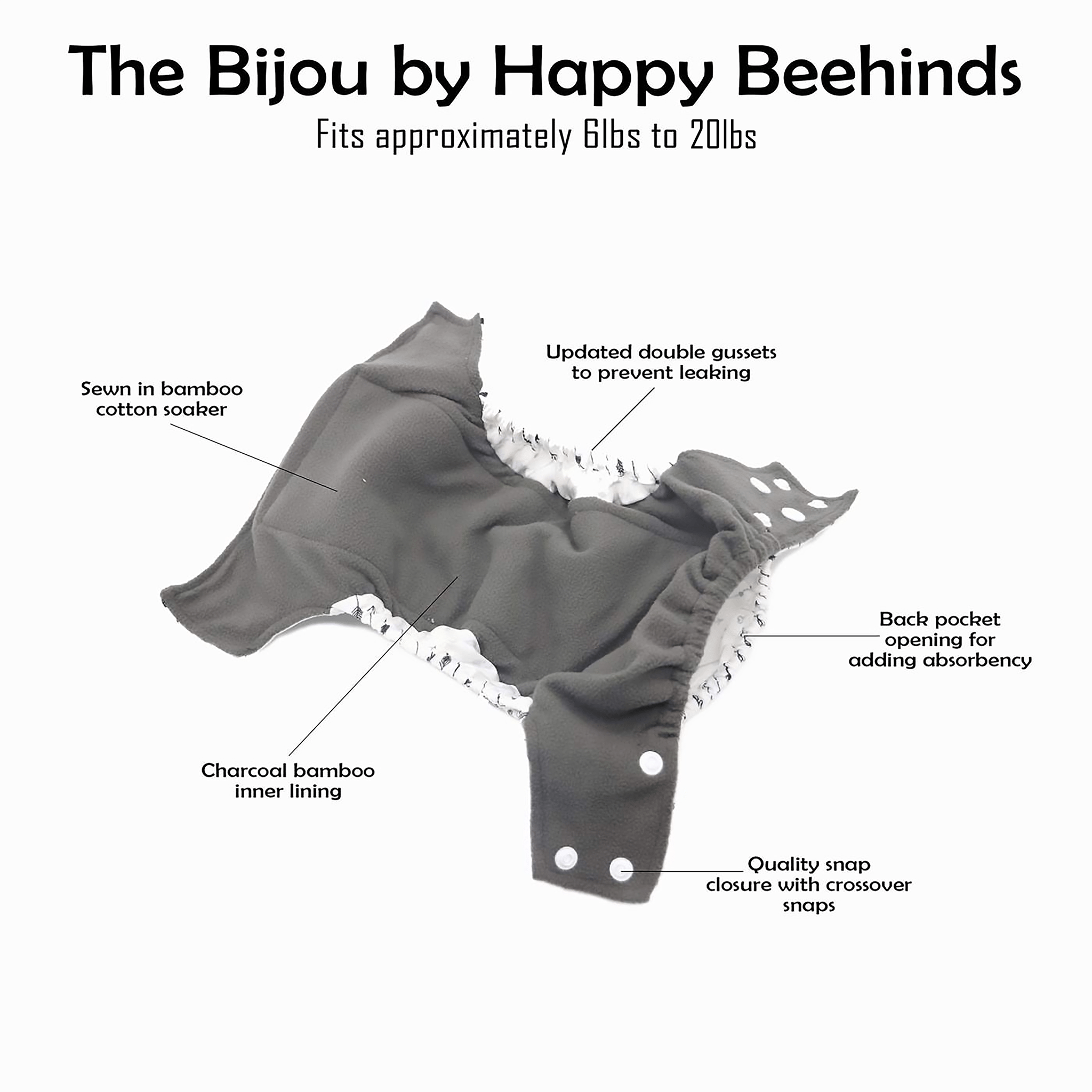 The "bijou" By Happy Beehinds