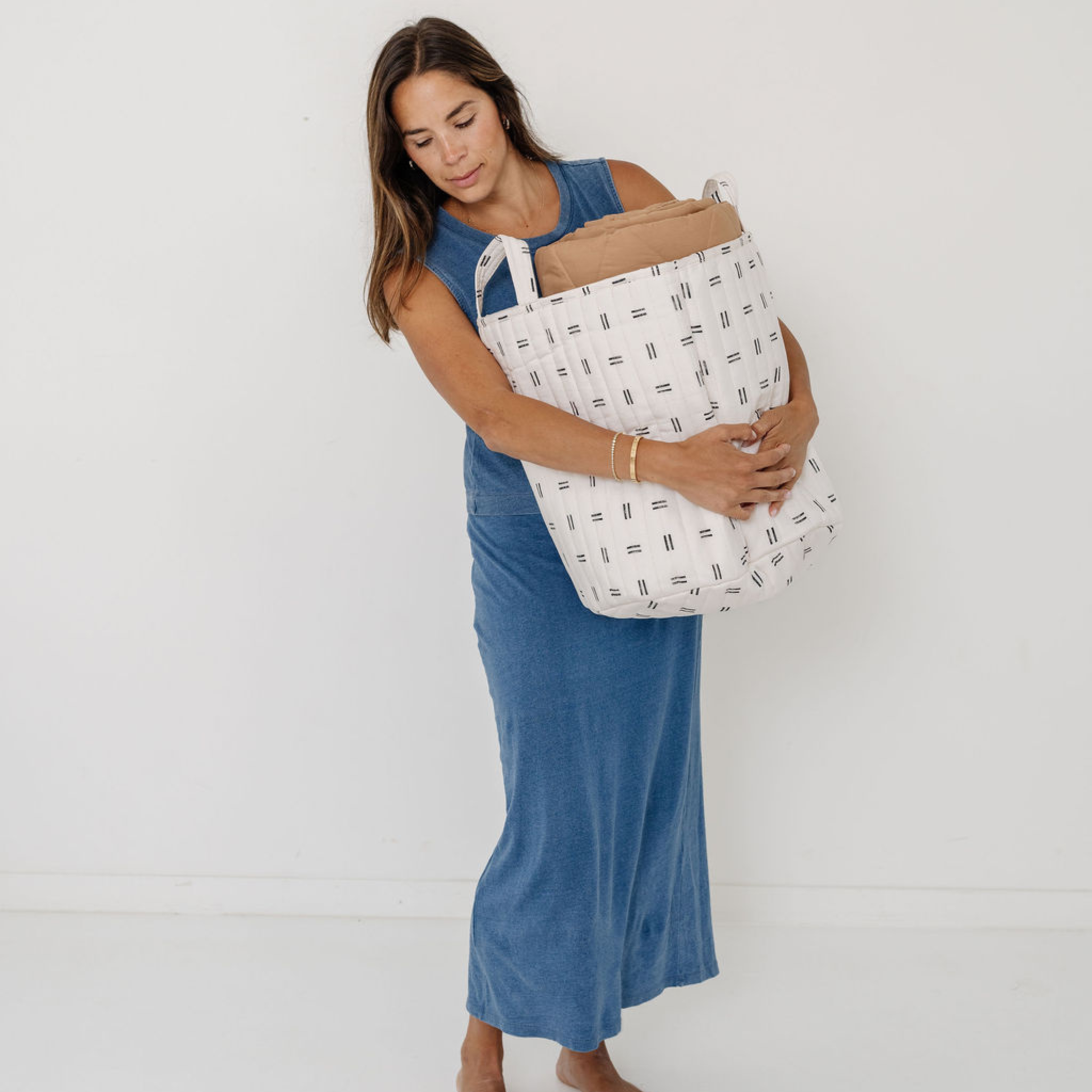 Mudcloth Storage Basket