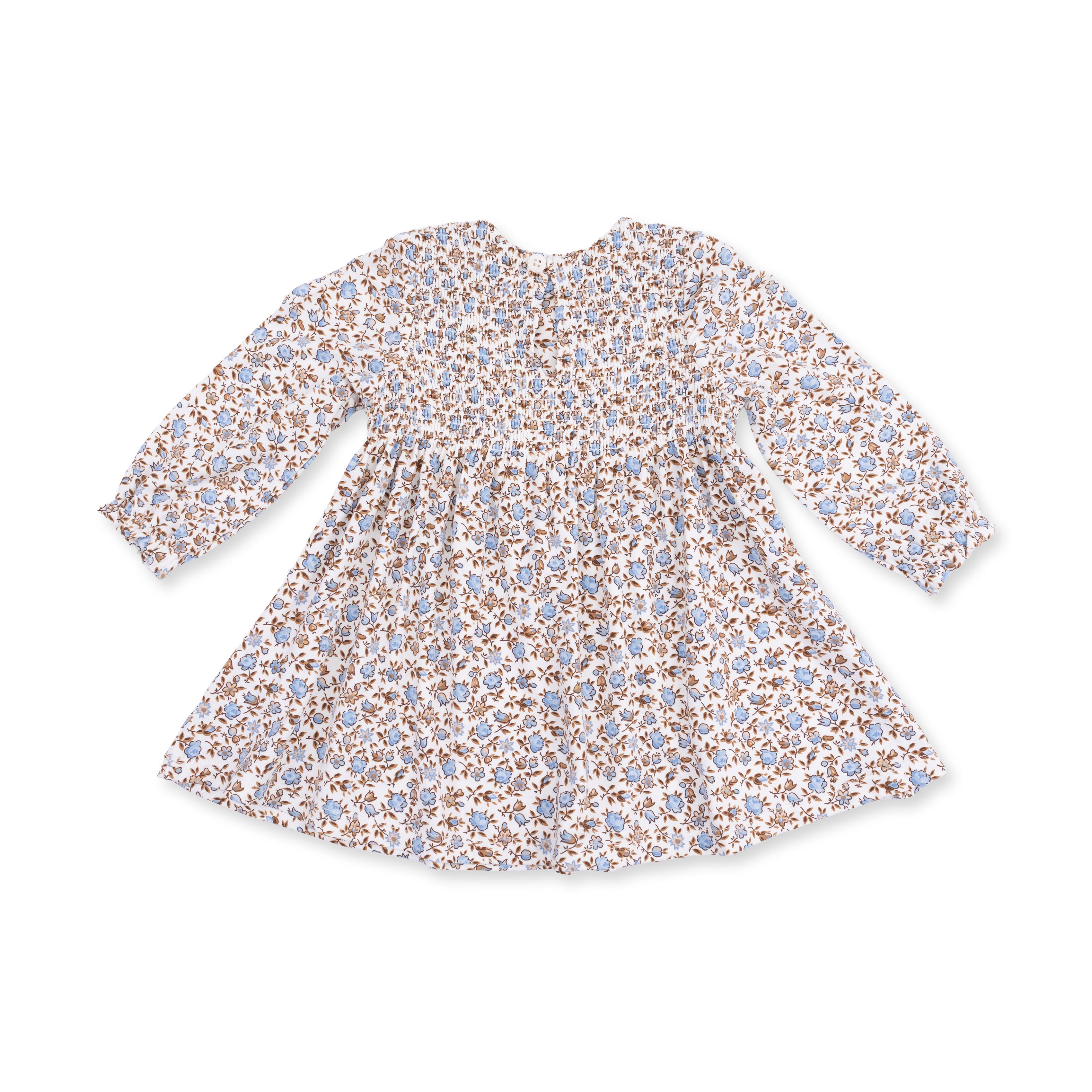Hazel Floral - Caitlyn Smocked Bodice Dress And Bloomer