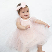 Velour Soft Pink - Tulle Dress