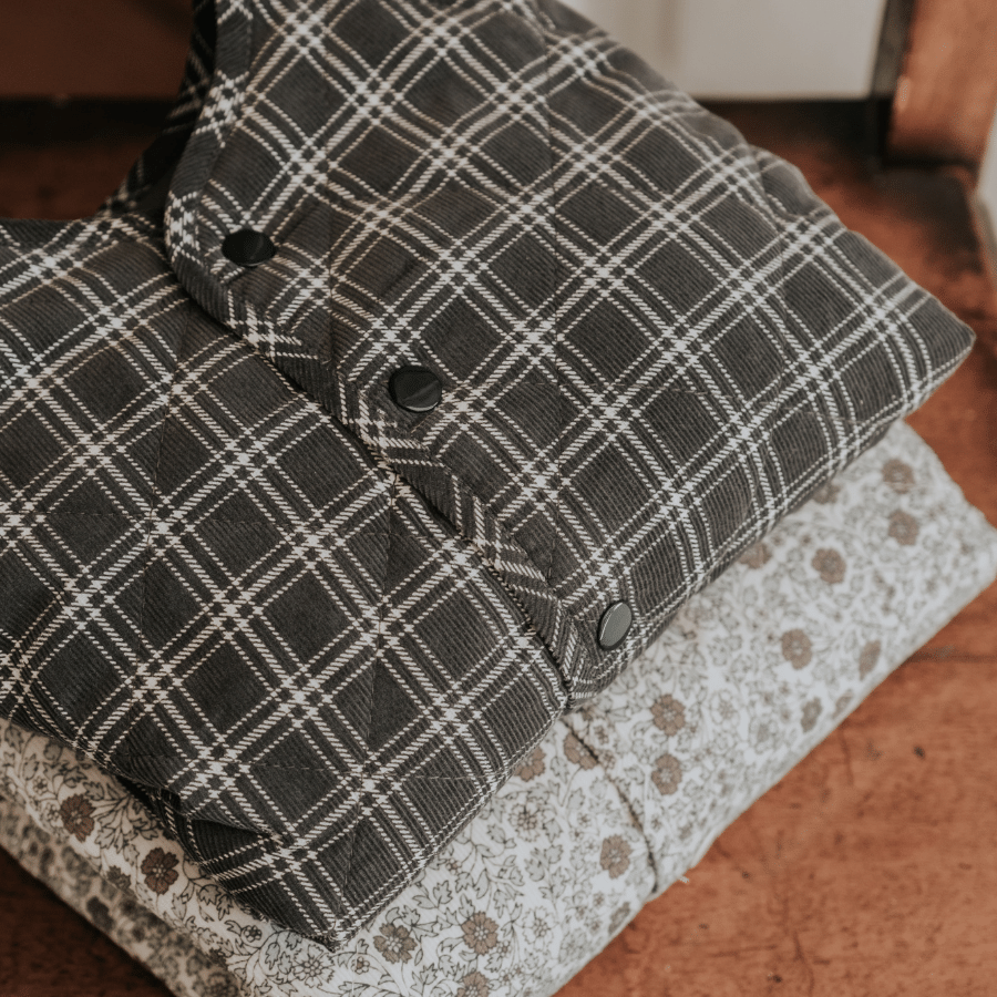 The Corduroy Bloomer -  Steel Check