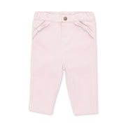 Veiled Pink Corduroy - Adjustable Pants And Bow Pocket