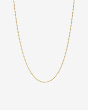 14k Gold Ball Chain Necklace