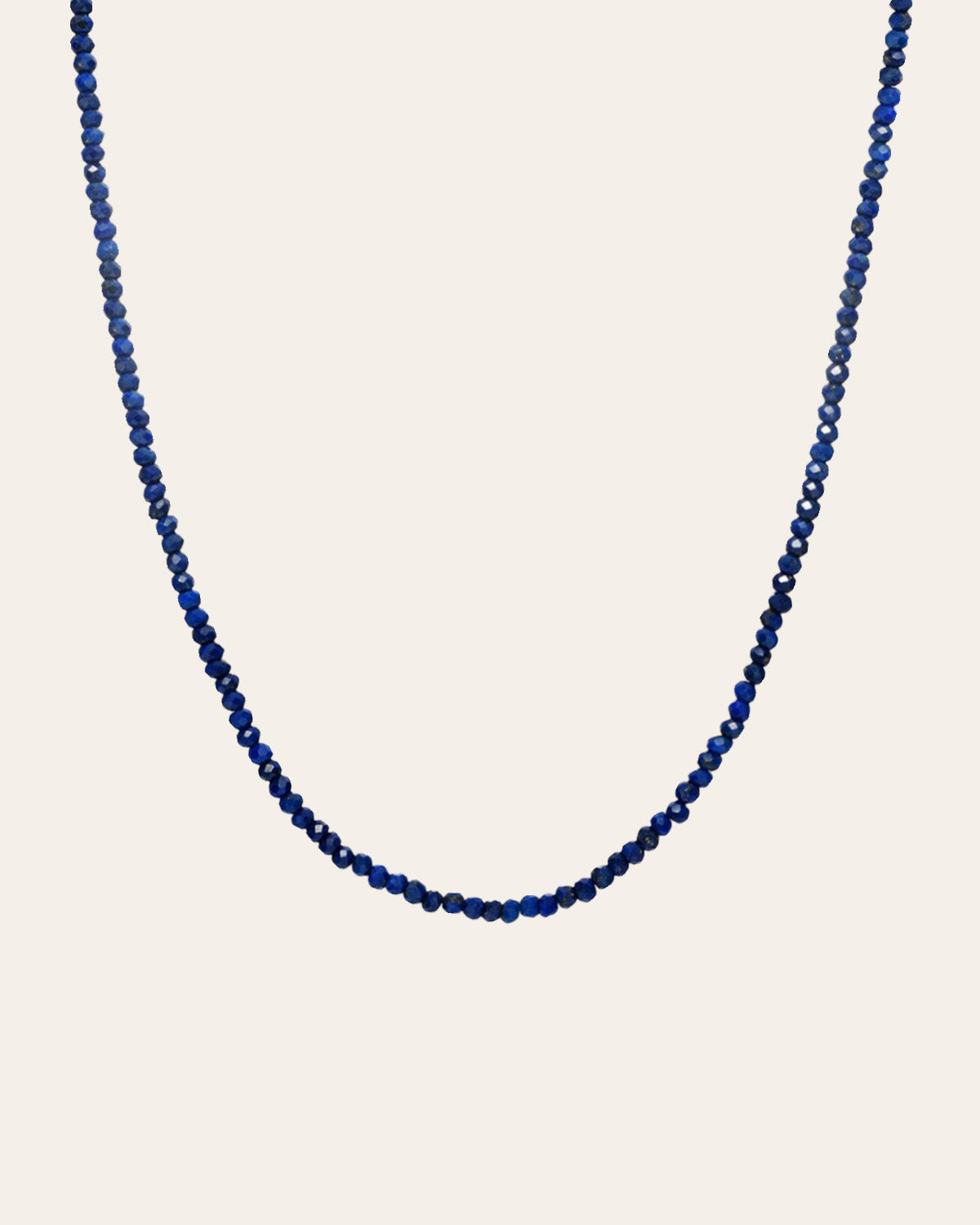 Blue Lapis Bead Necklace