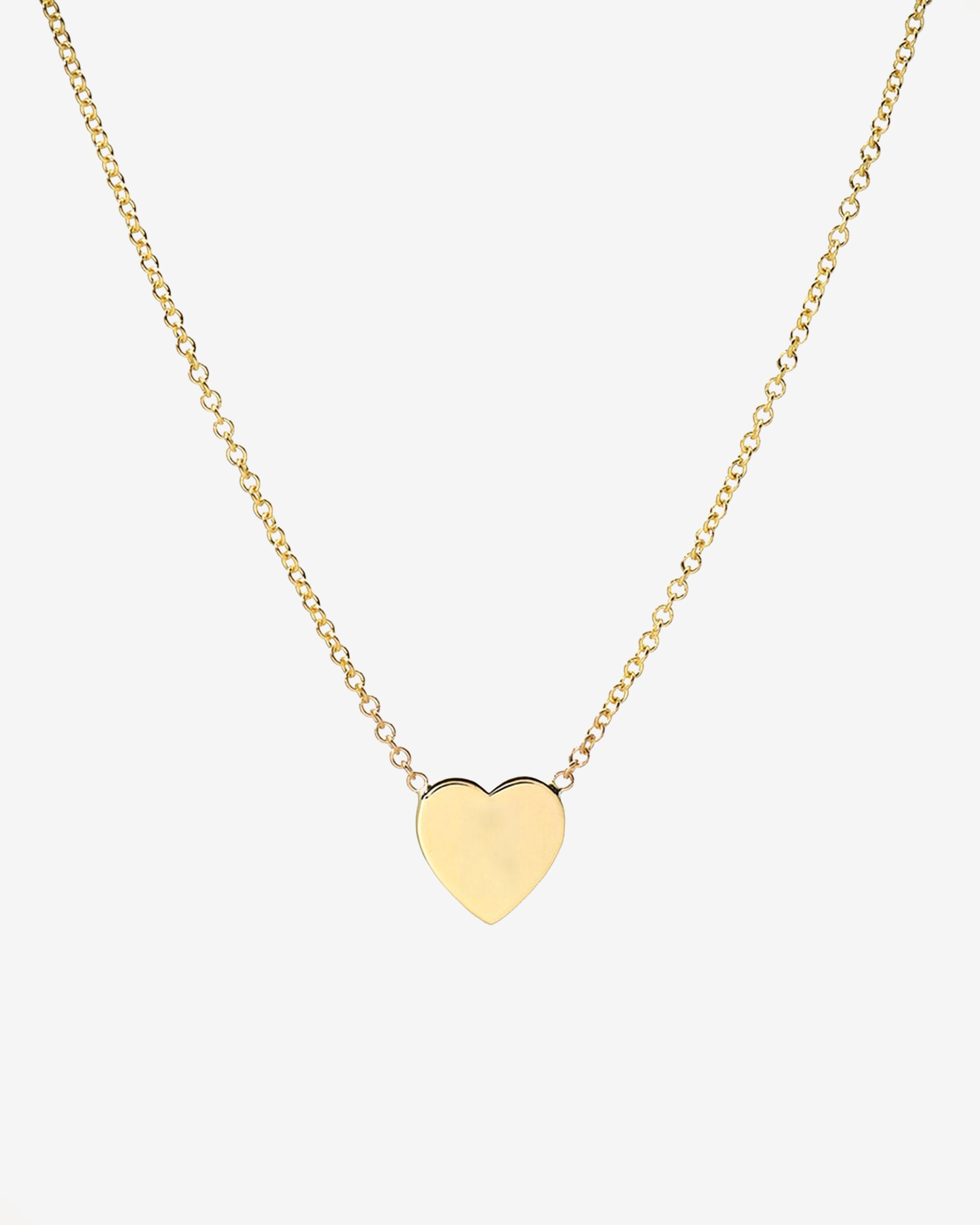 Kids 14k Gold Heart Necklace