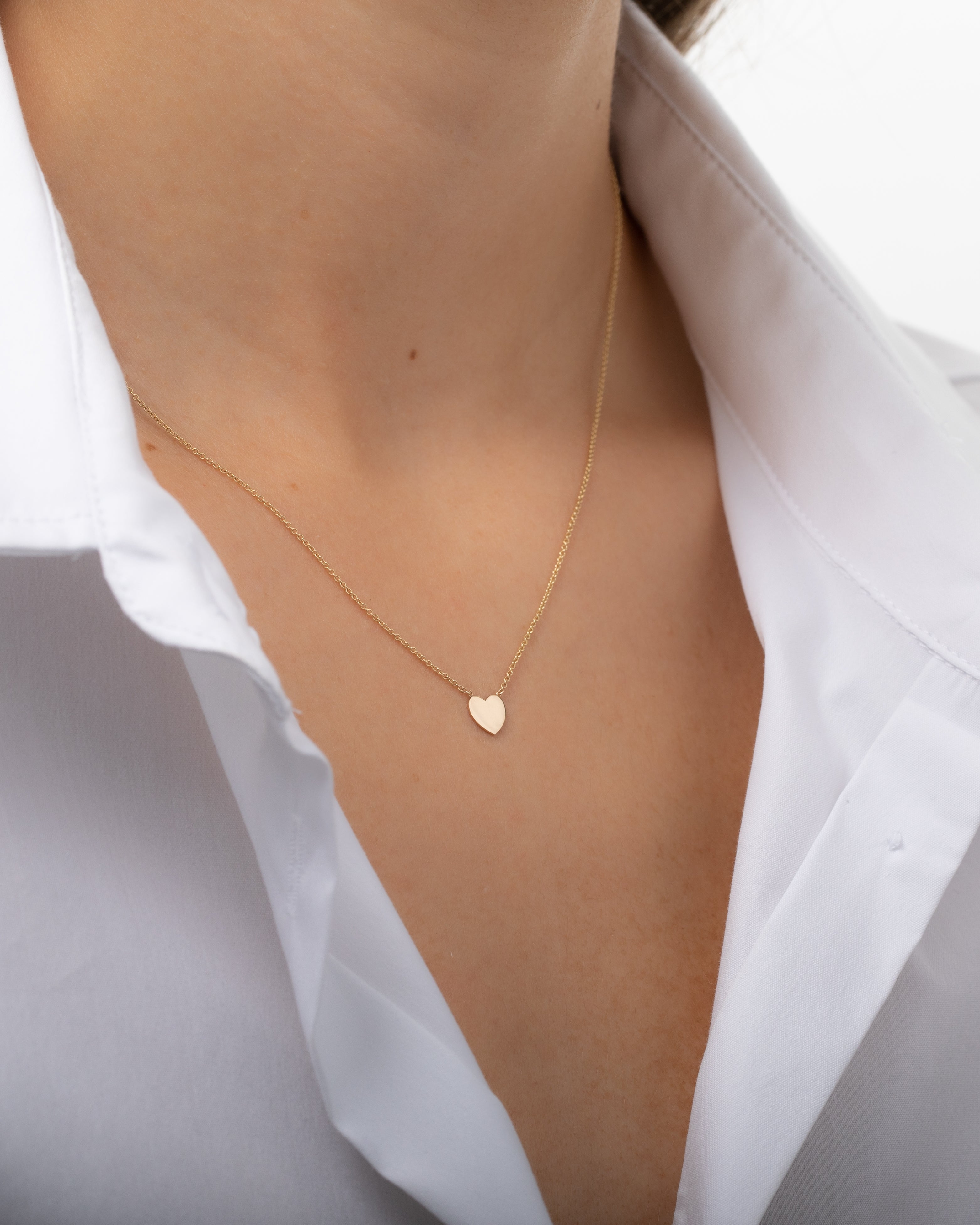 14k Gold Heart Necklace