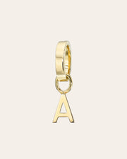 14k Gold Heirloom Charm With Initial
