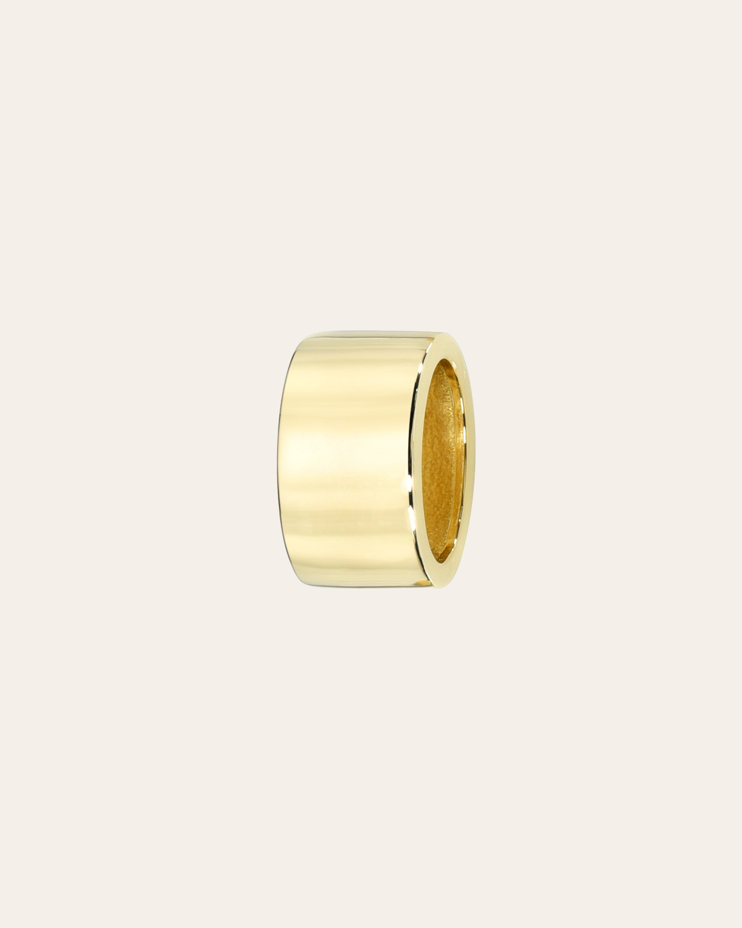 14k Gold Thick Heirloom Charm