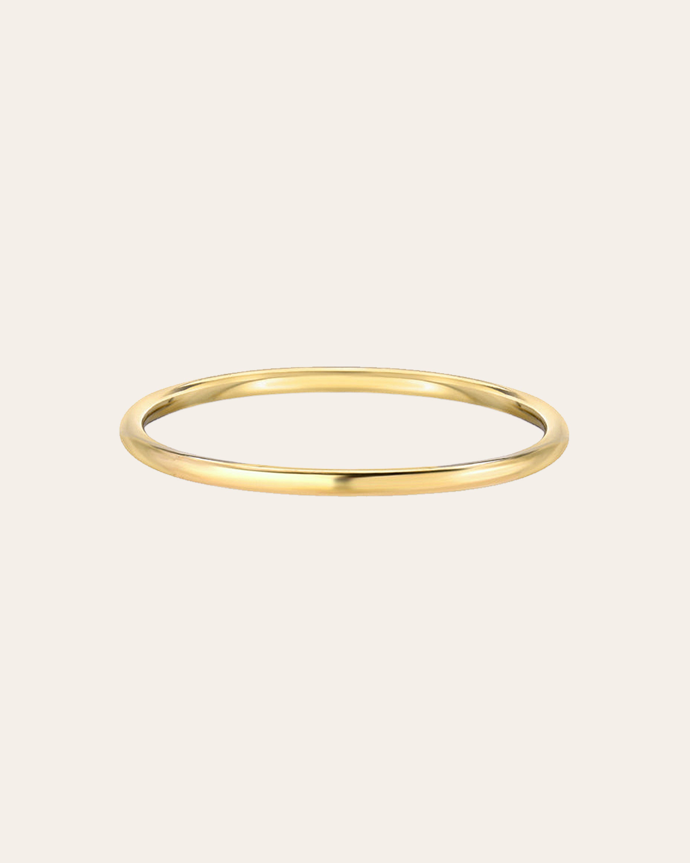 14k Gold Thin Band