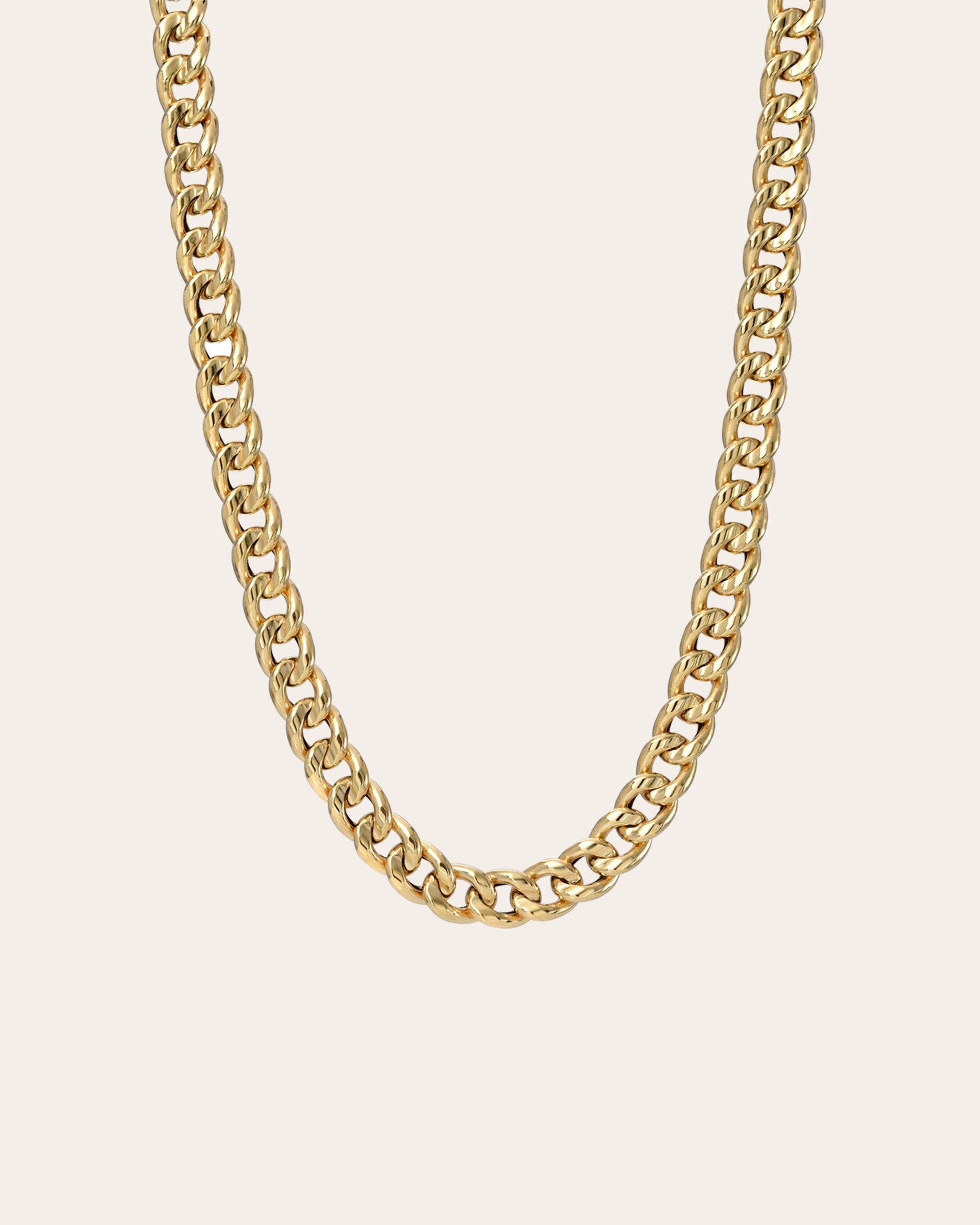 14k Large Miami Cuban Link Necklace