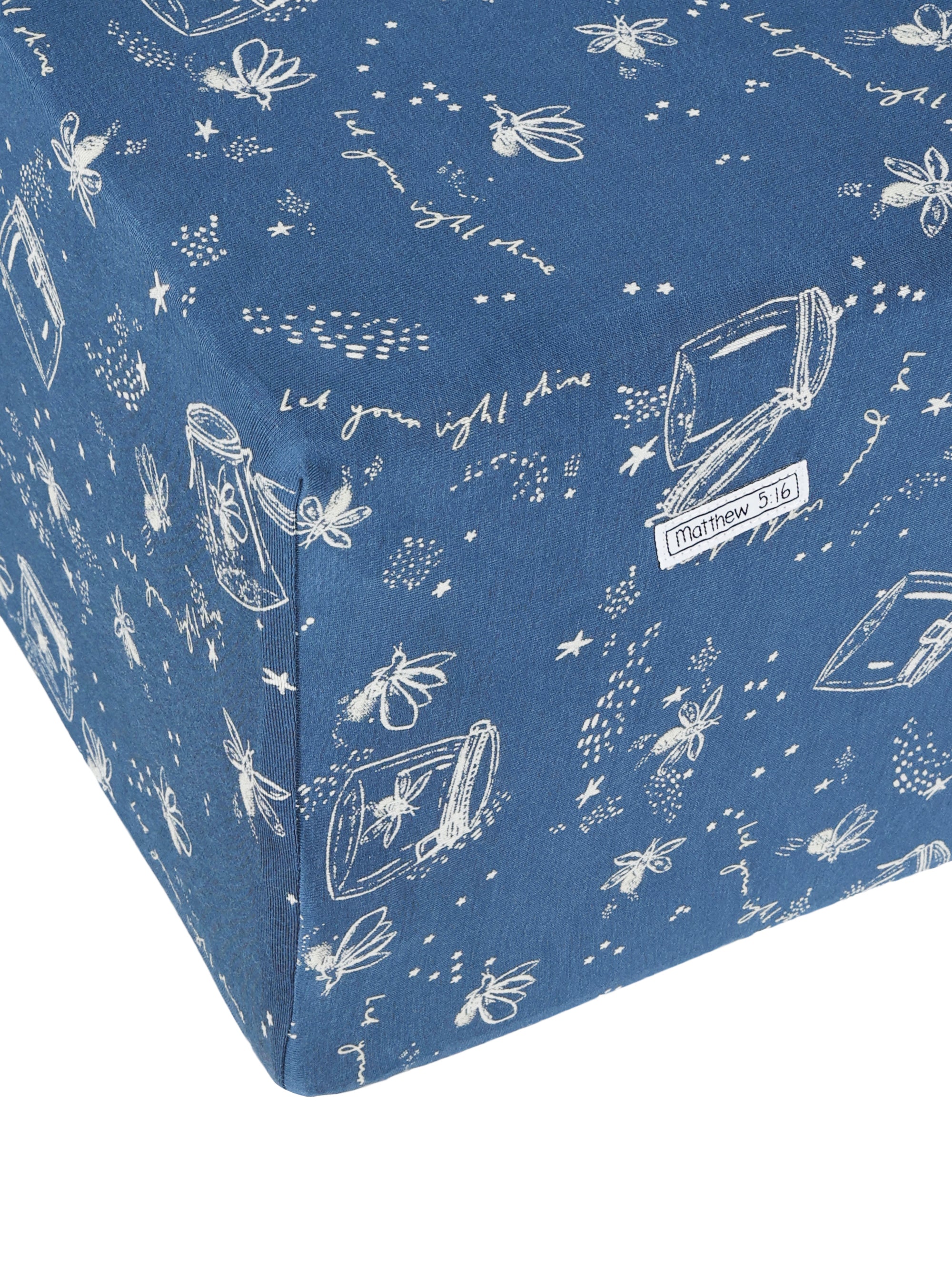 Let Your Light Shine Fireflies Bedsheet Bamboo