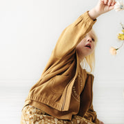 Organic Hooded Jacket - Tan