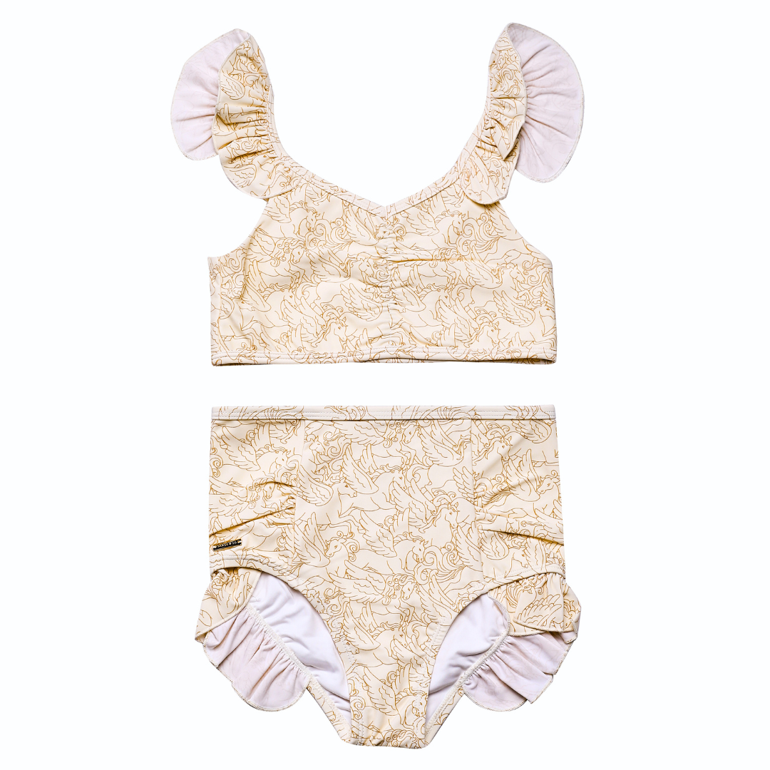 Ruffle 2 Piece Bikini | Upf + Recycled - Pegasus