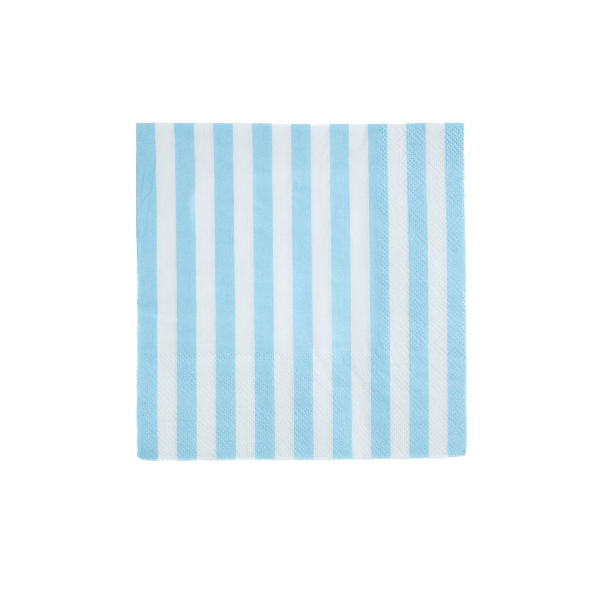Classic Blue Stripe Paper Napkin