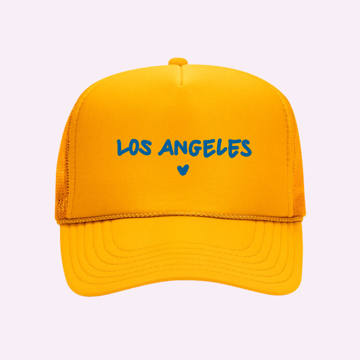 I Love Los Angeles ♡ Printed Trucker Hat