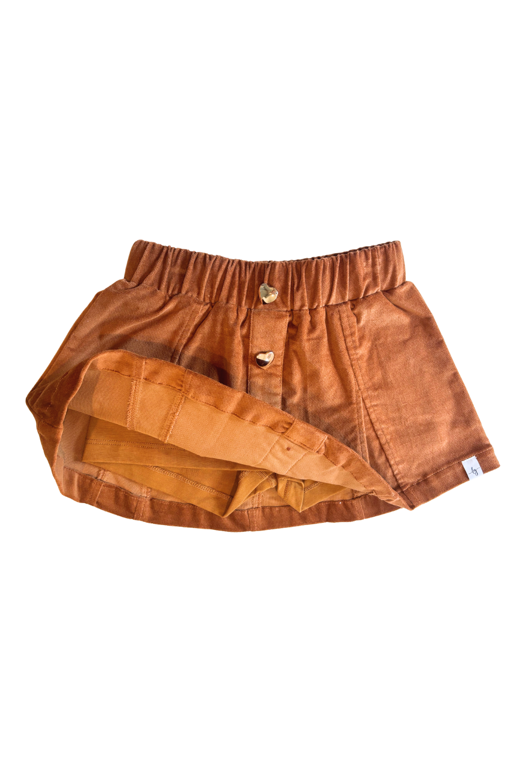 Corduroy Skort ~ Caramel