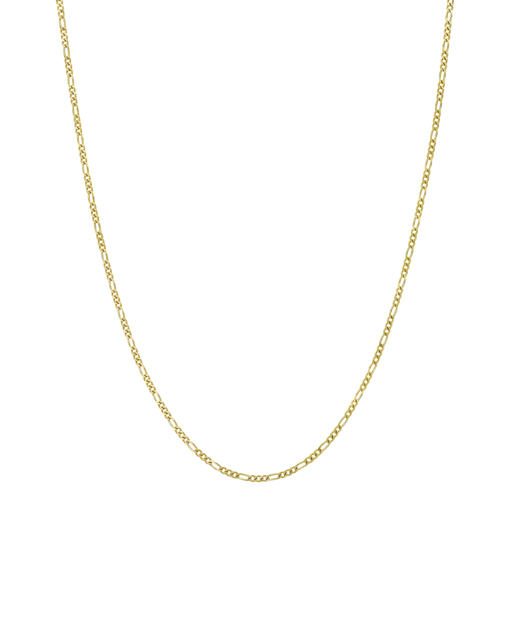 14k Gold Baby Figaro Chain Necklace