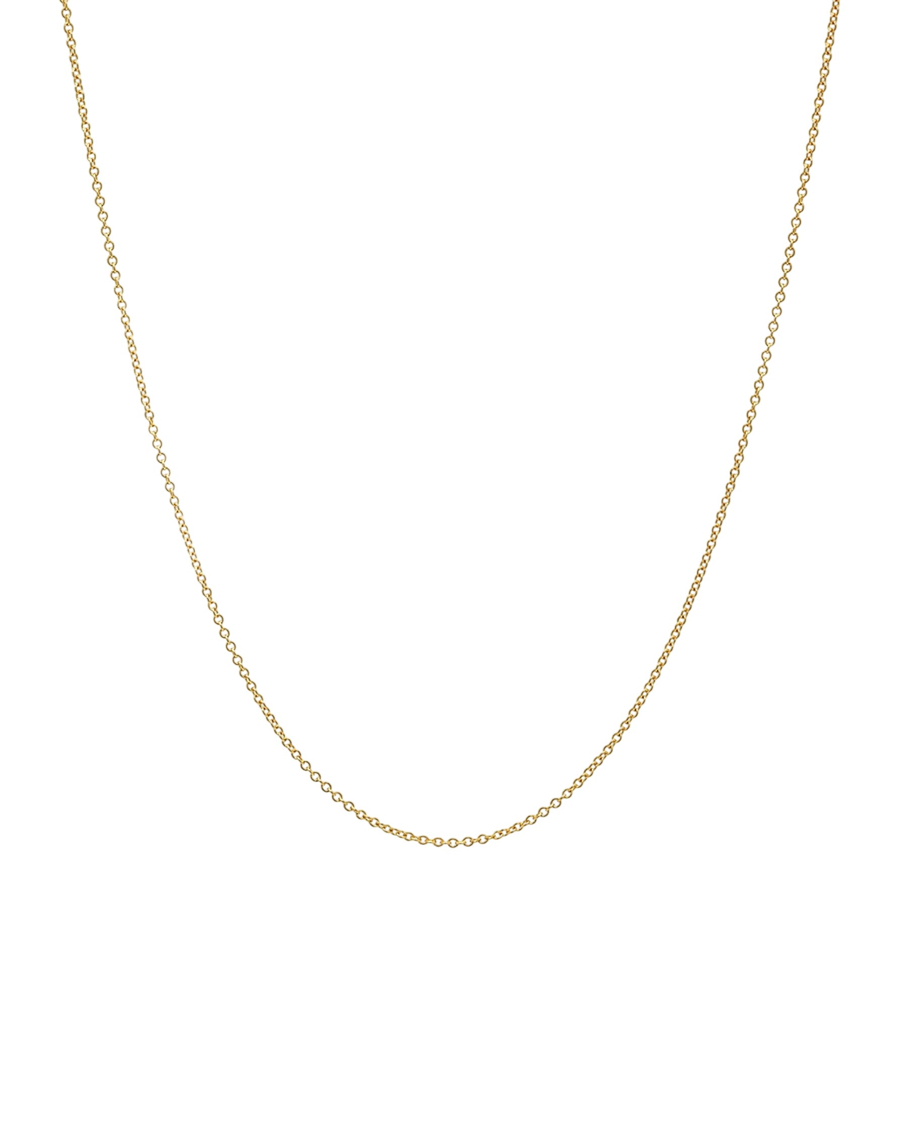 14k Gold Cable Link Chain Necklace