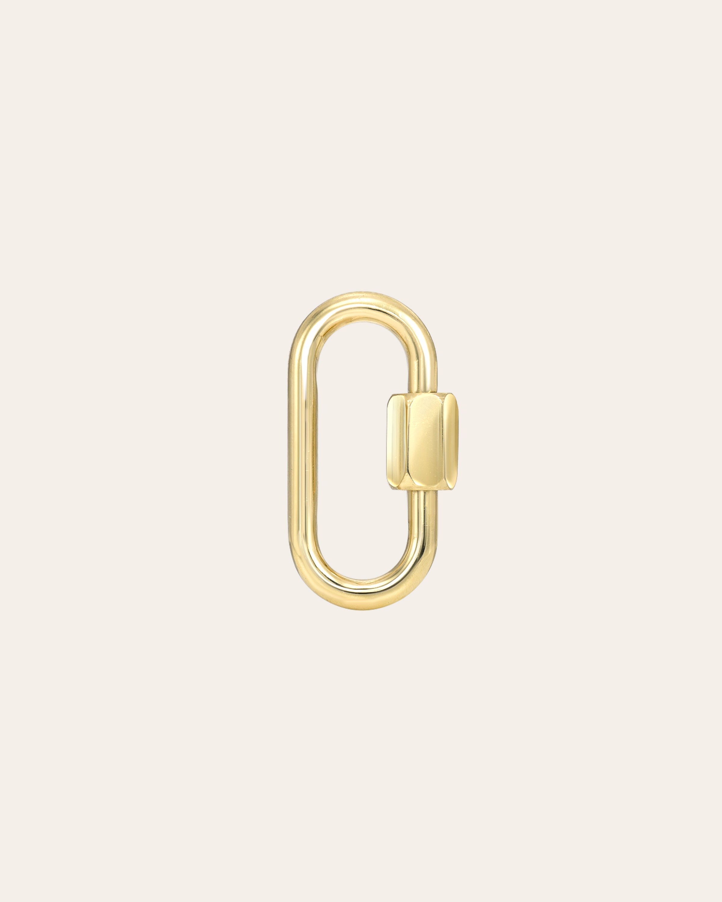 14k Gold Carabiner