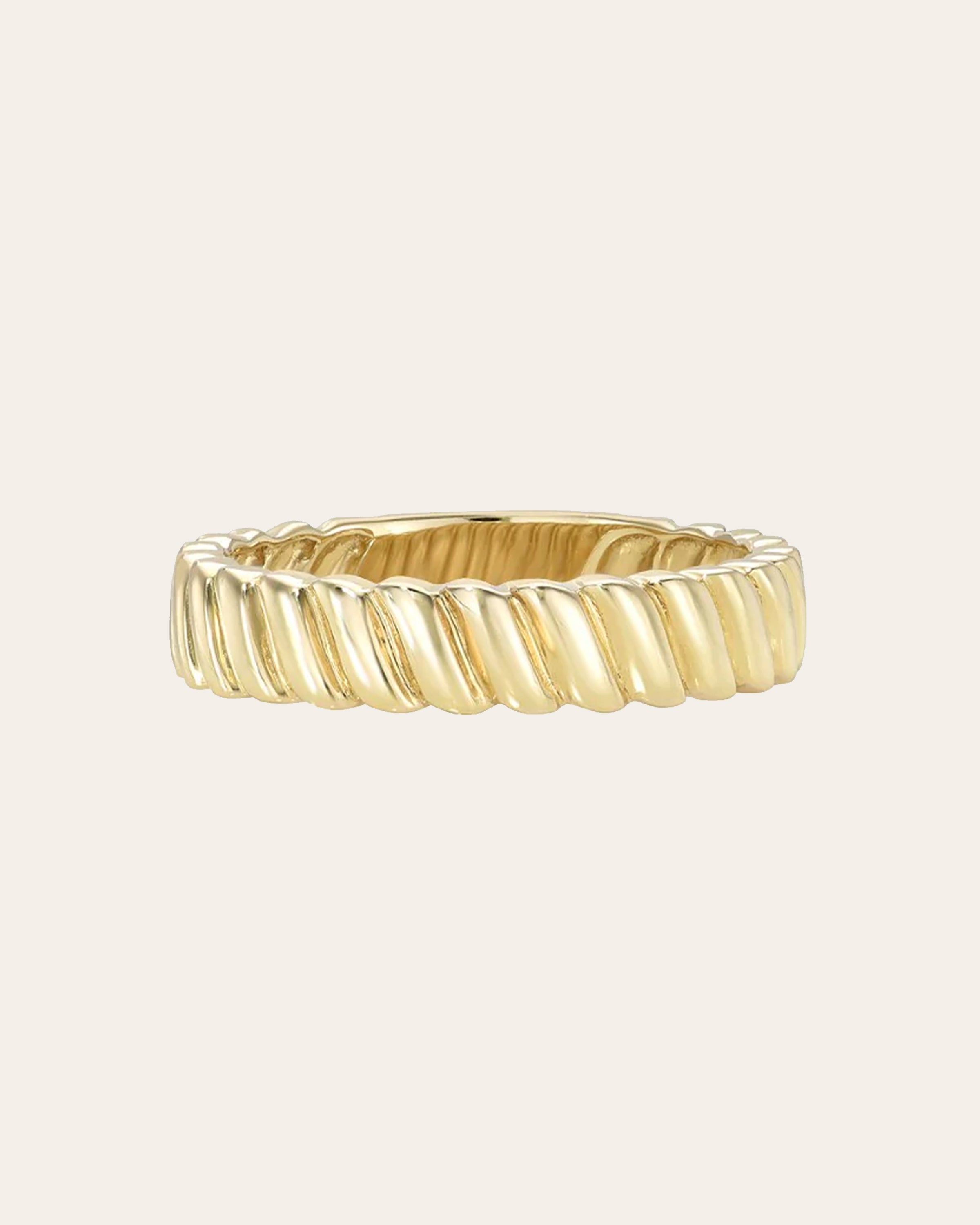 14k Gold Coil Ring