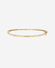 14k Gold Diamond Dot Bangle