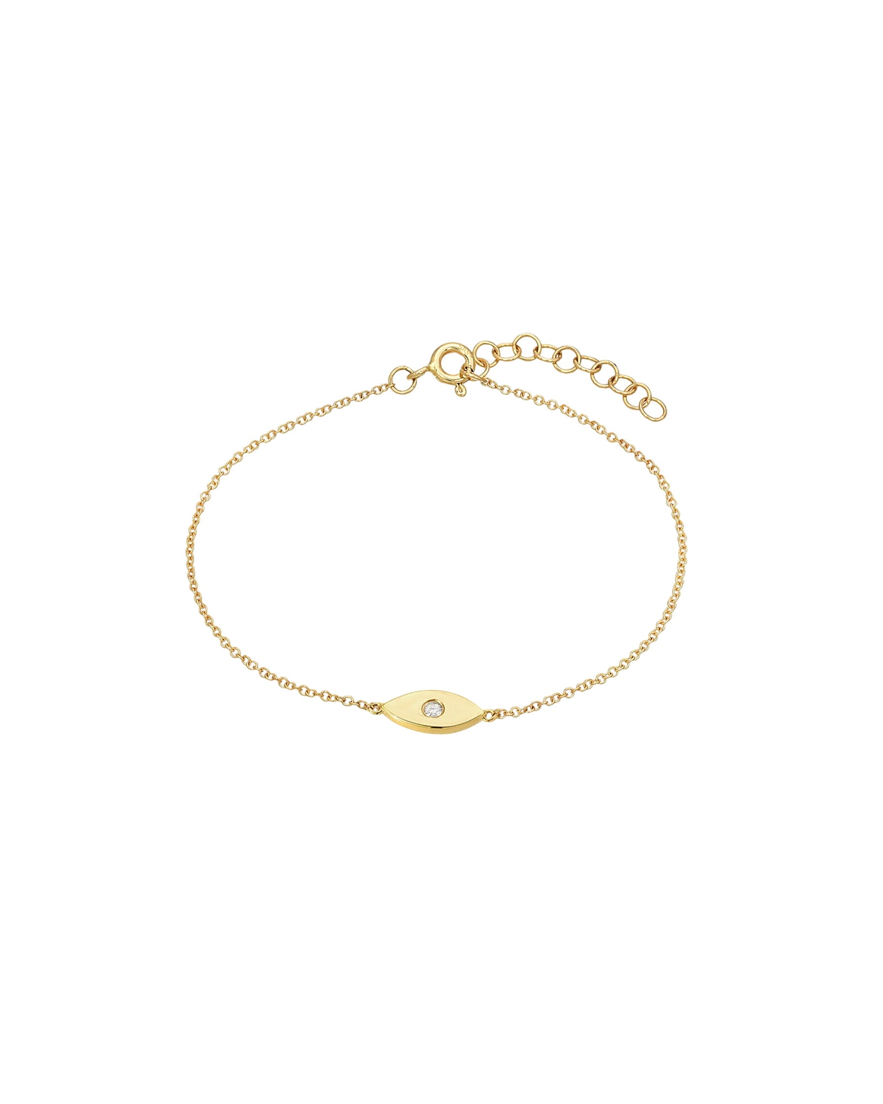 Diamond Evil Eye Anklet