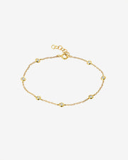 14k Gold Diamond By The Yard Bracelet