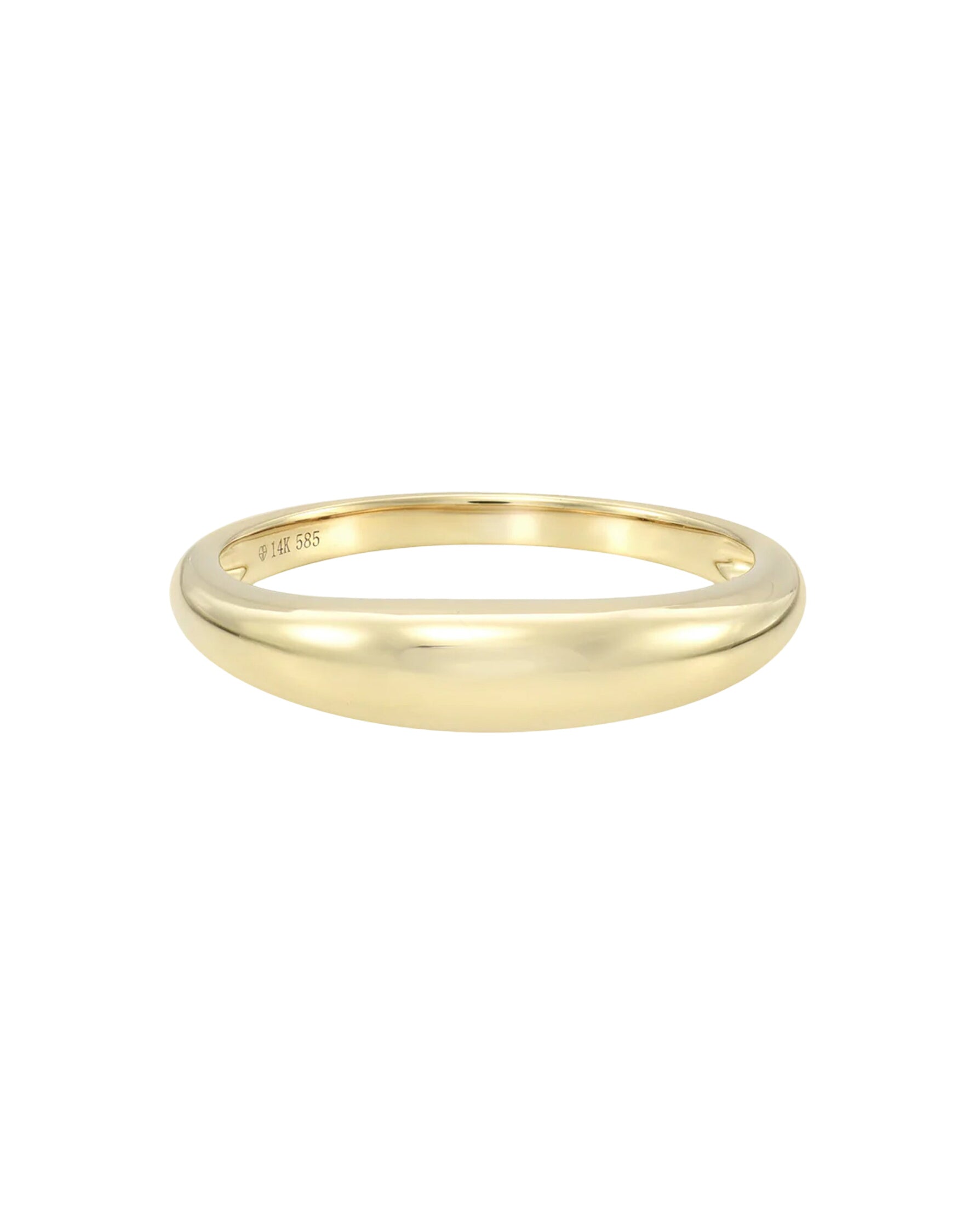 14k Gold Dome Band Ring